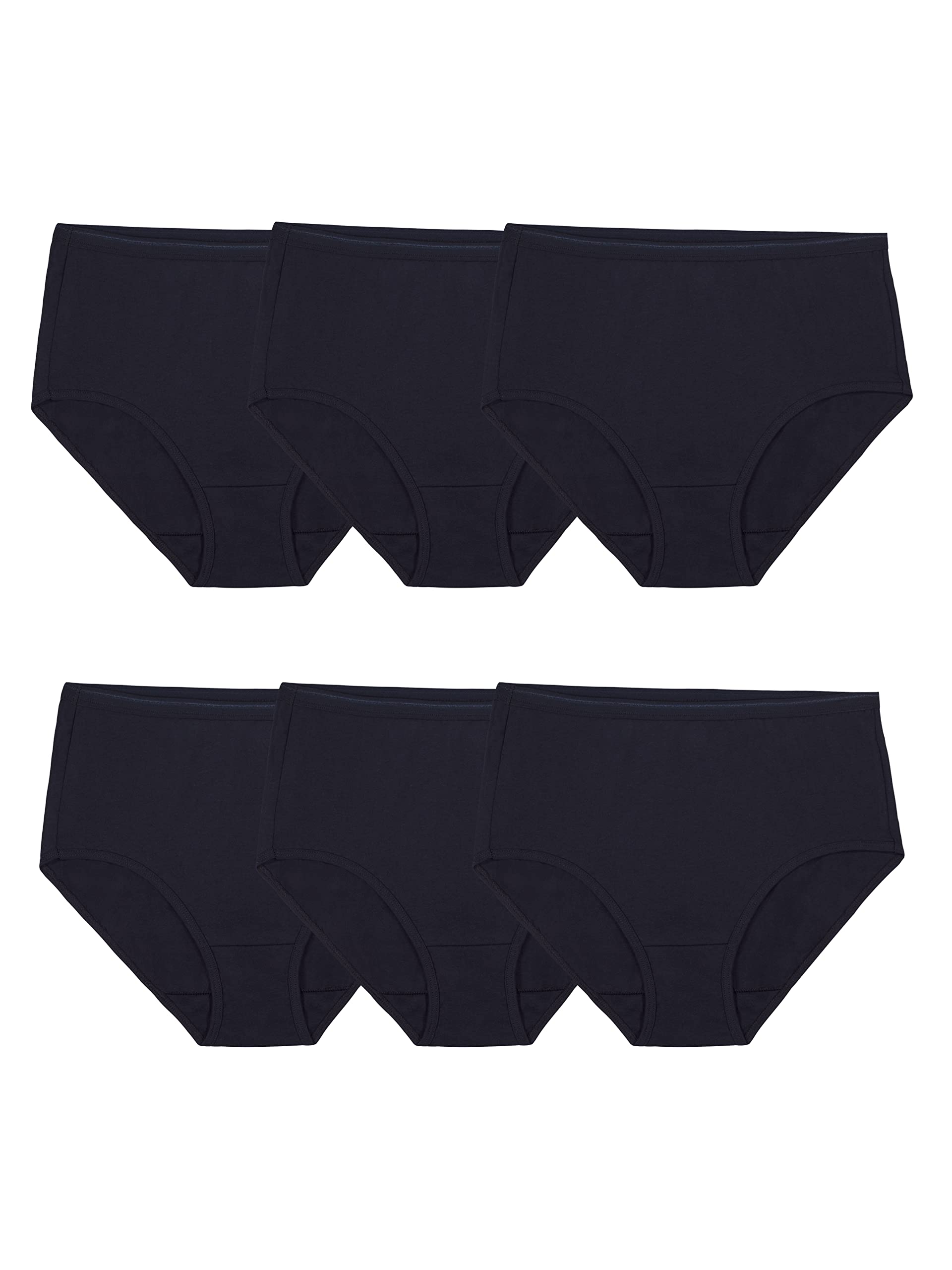Fruit of the Loom Women's Black Cotton Brief