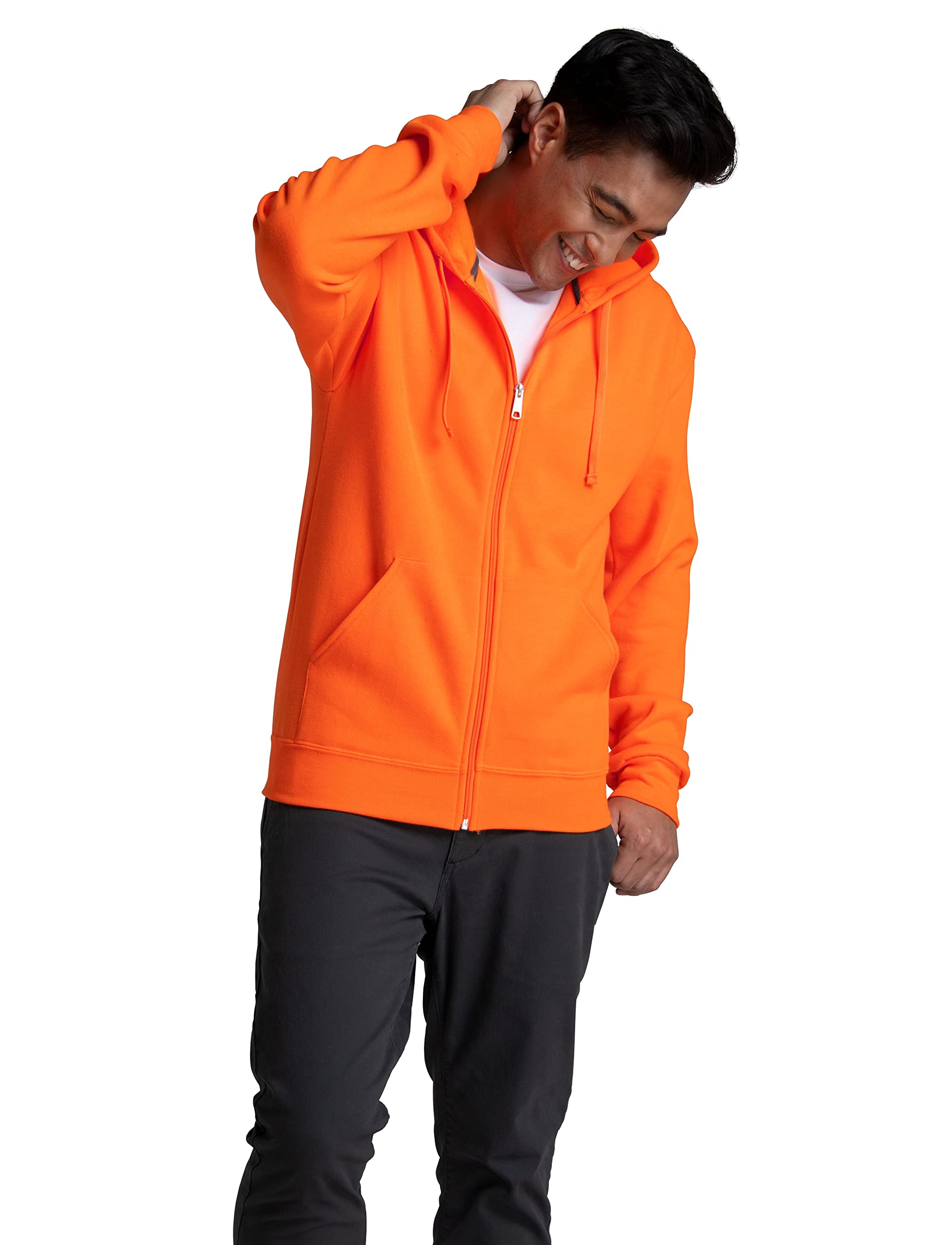 Fruit of the Loom Unisex Adult EverSoft Fleece Full Zip Hoodie Sweatshirt