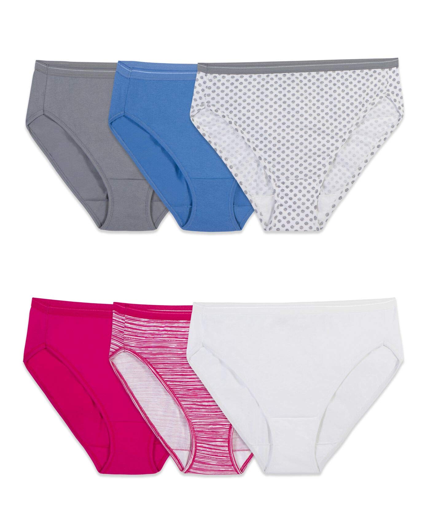 Fruit of the Loom Women's Cotton Hi Cut Brief