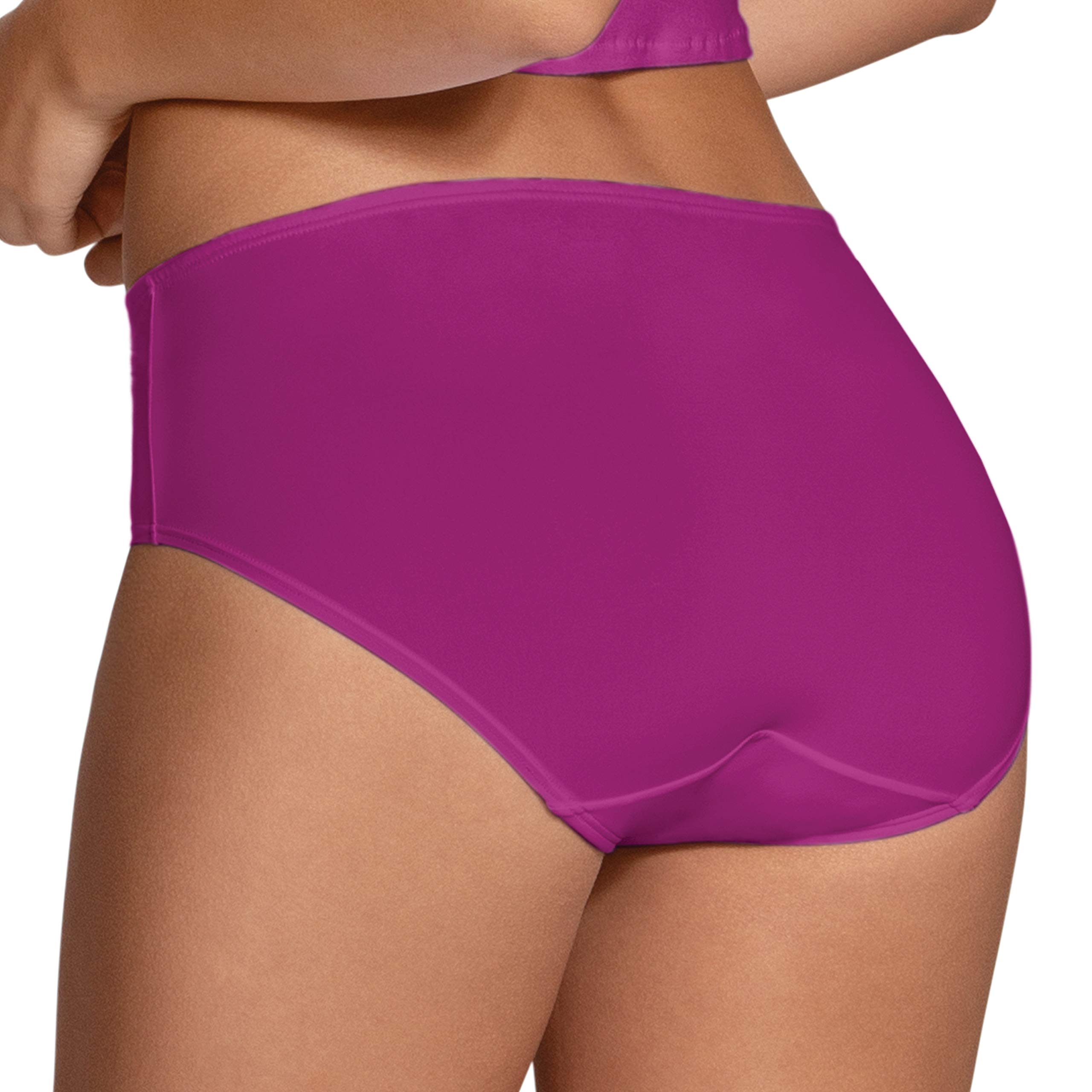 Fruit of the Loom Women's Eversoft Cotton Hipster Underwear, Tag Free & Breathable, Available in Plus Size