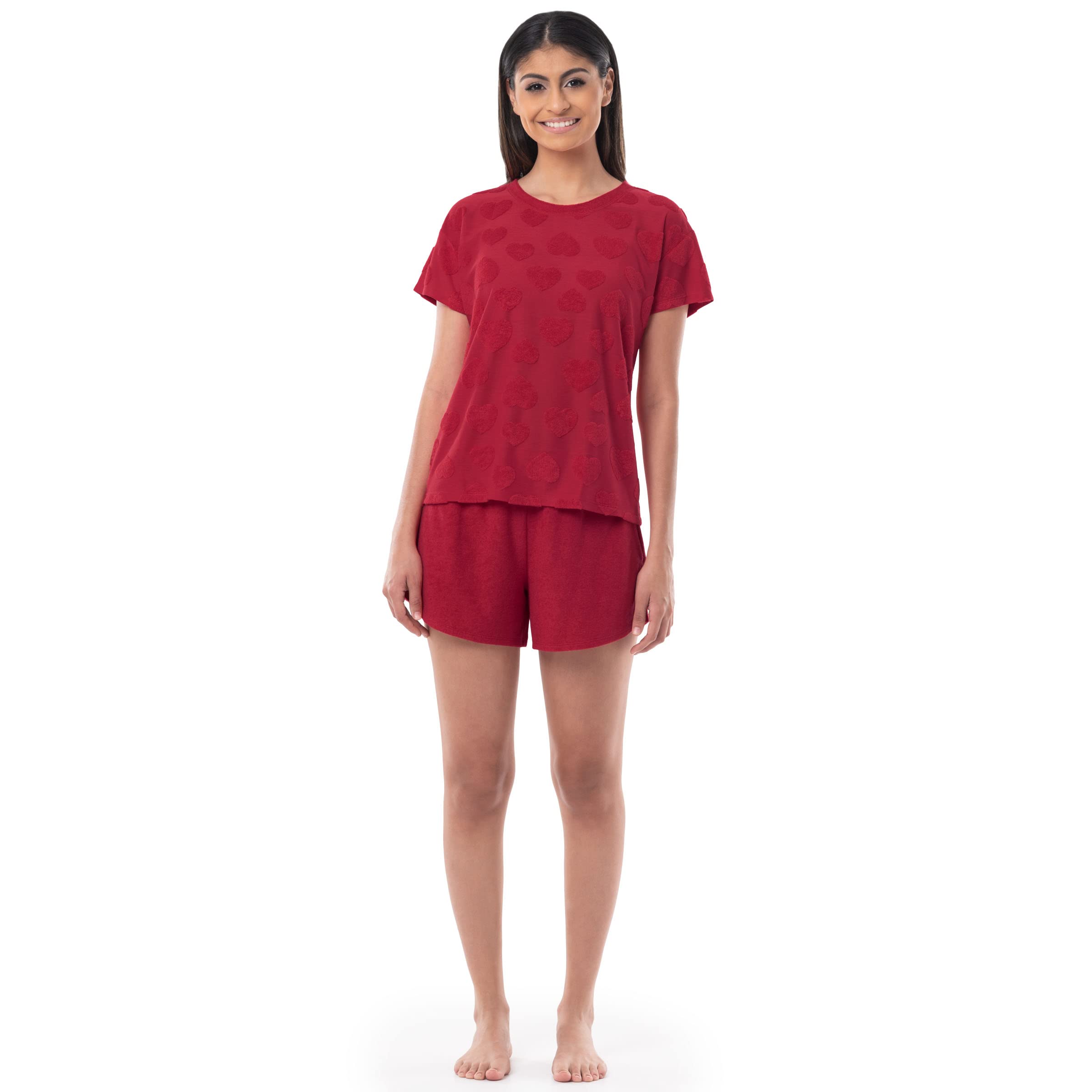 Fruit of the Loom Women's Beyondsoft Sleep Tee and Shorts Set