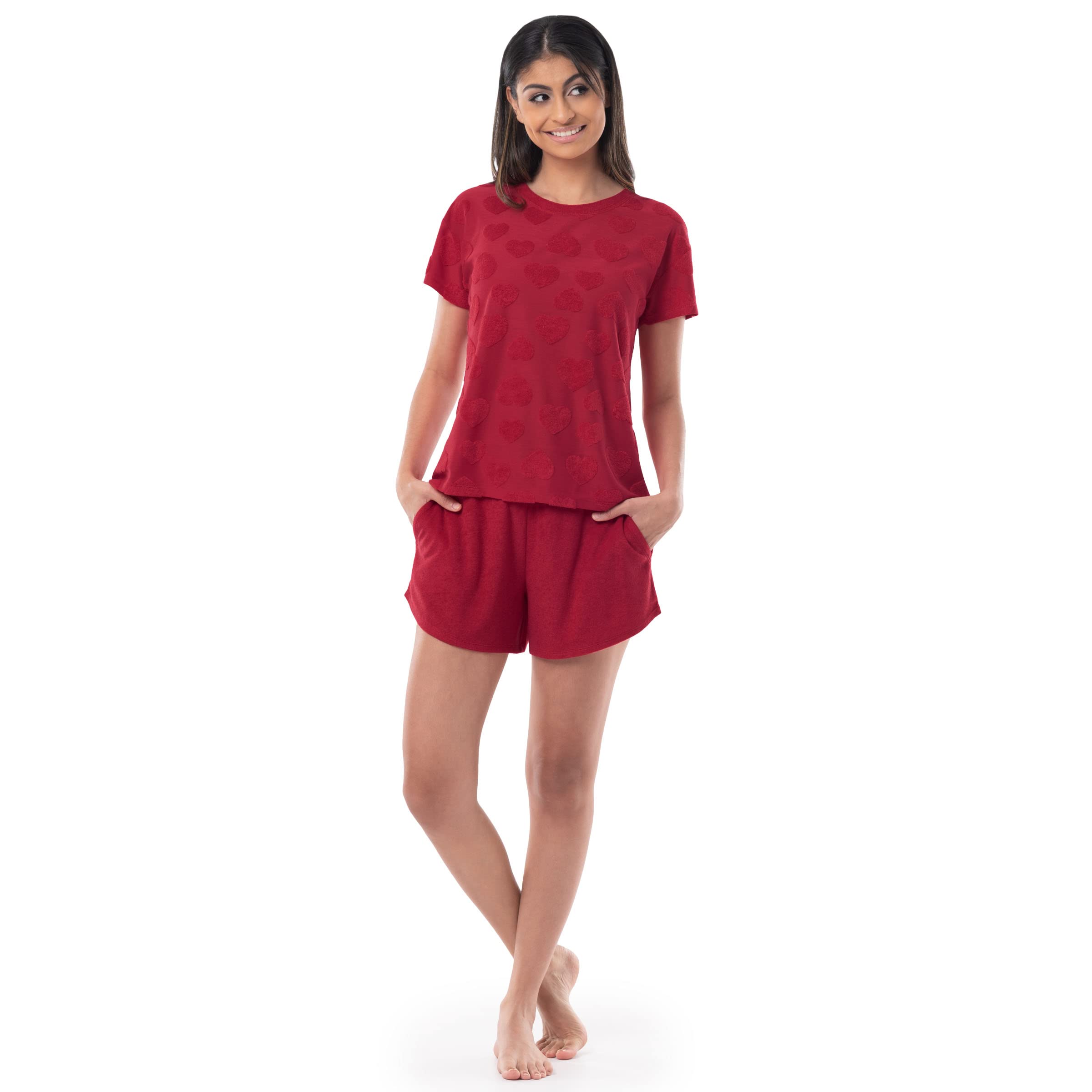 Fruit of the Loom Women's Beyondsoft Sleep Tee and Shorts Set