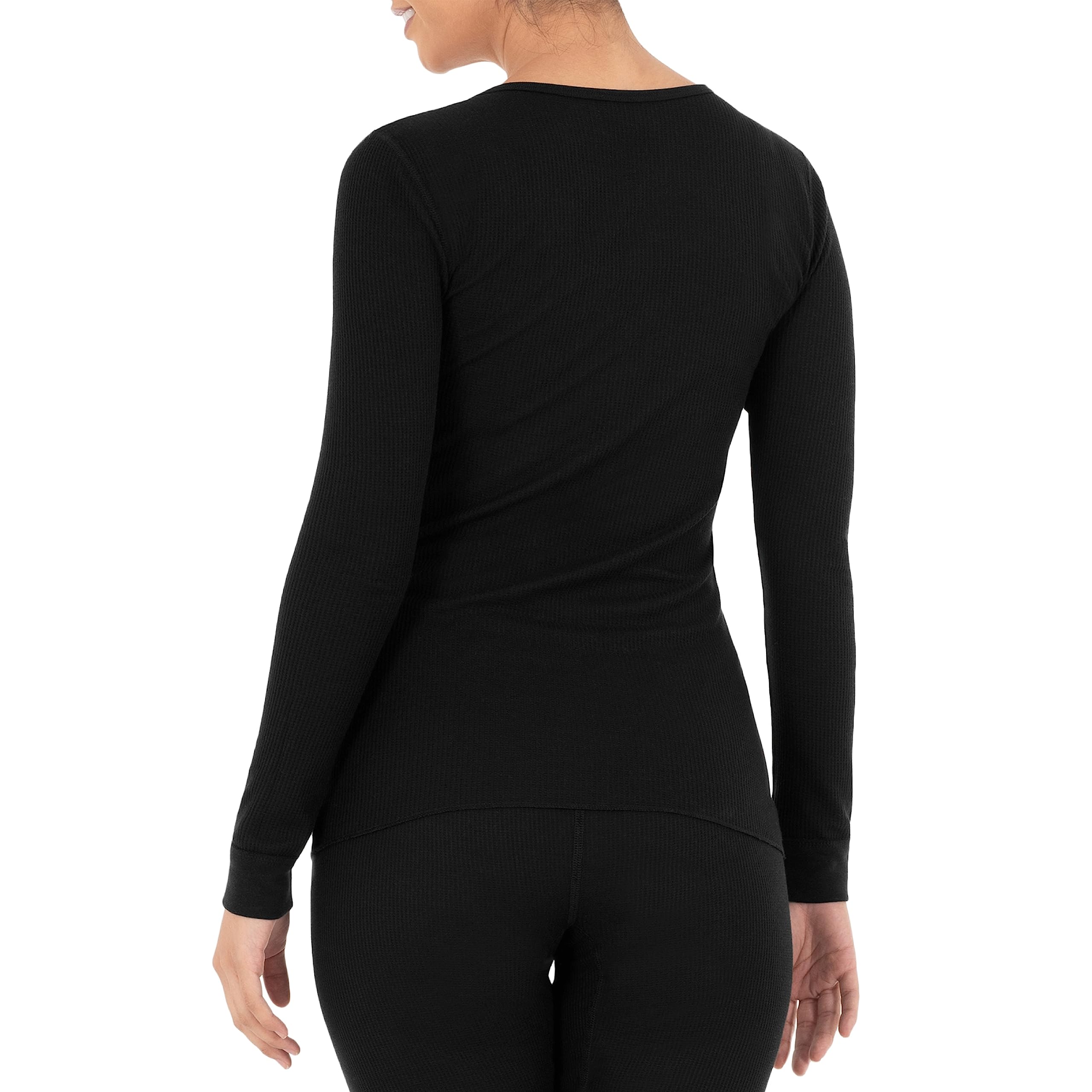 Fruit of the Loom womens Micro Waffle Premium Thermal Underwear Tee Shirt