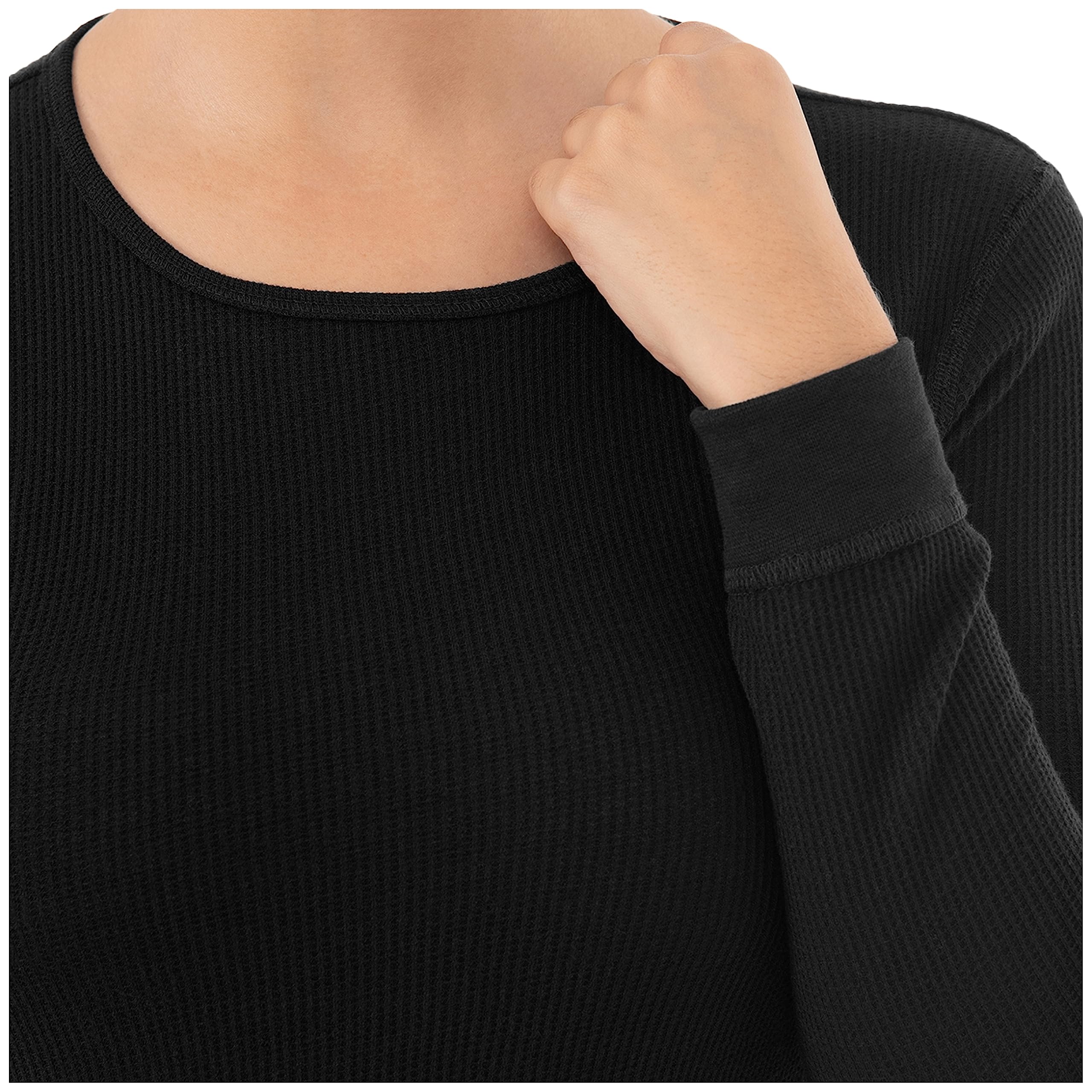 Fruit of the Loom womens Micro Waffle Premium Thermal Underwear Tee Shirt