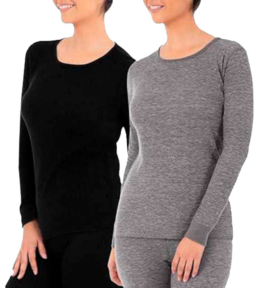 Fruit of the Loom womens Micro Waffle Premium Thermal Underwear Tee Shirt