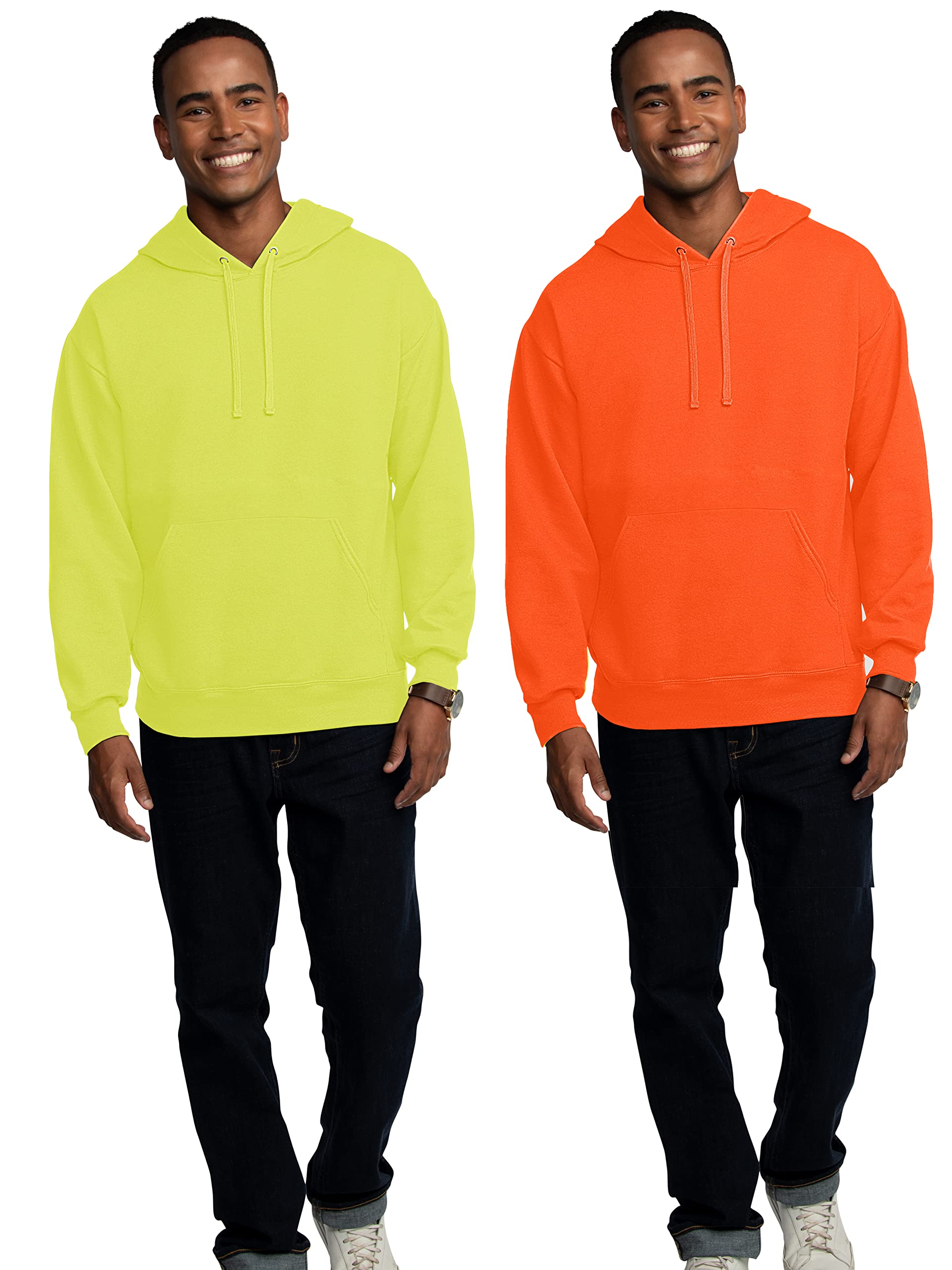 Fruit of the Loom Eversoft Fleece Hoodies, Pullover & Full Zip, Moisture Wicking & Breathable, Sizes S-4X