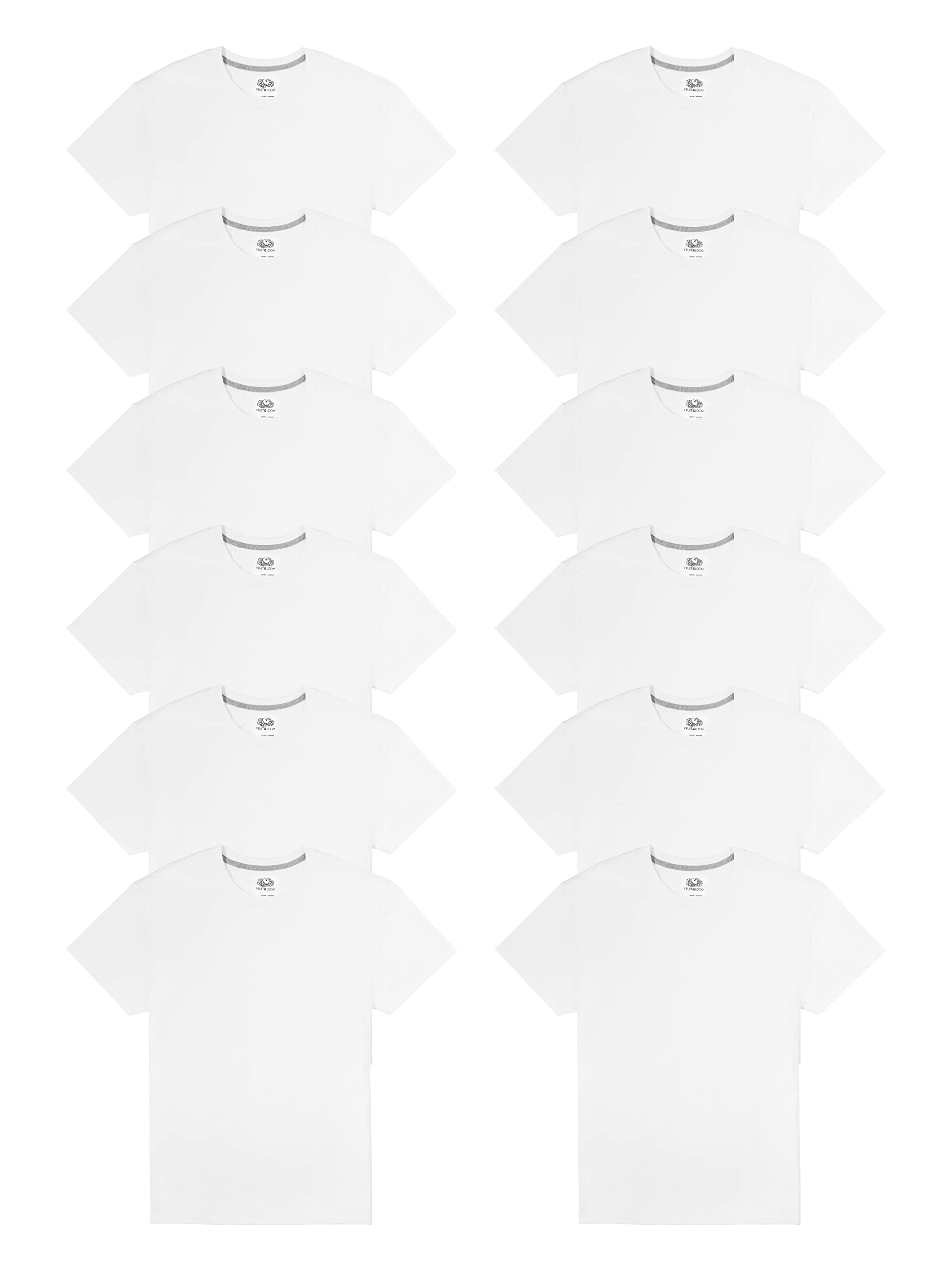 Fruit of the Loom Men's Eversoft Cotton T-Shirts, Breathable & Moisture Wicking with Odor Control, Sizes S-4X
