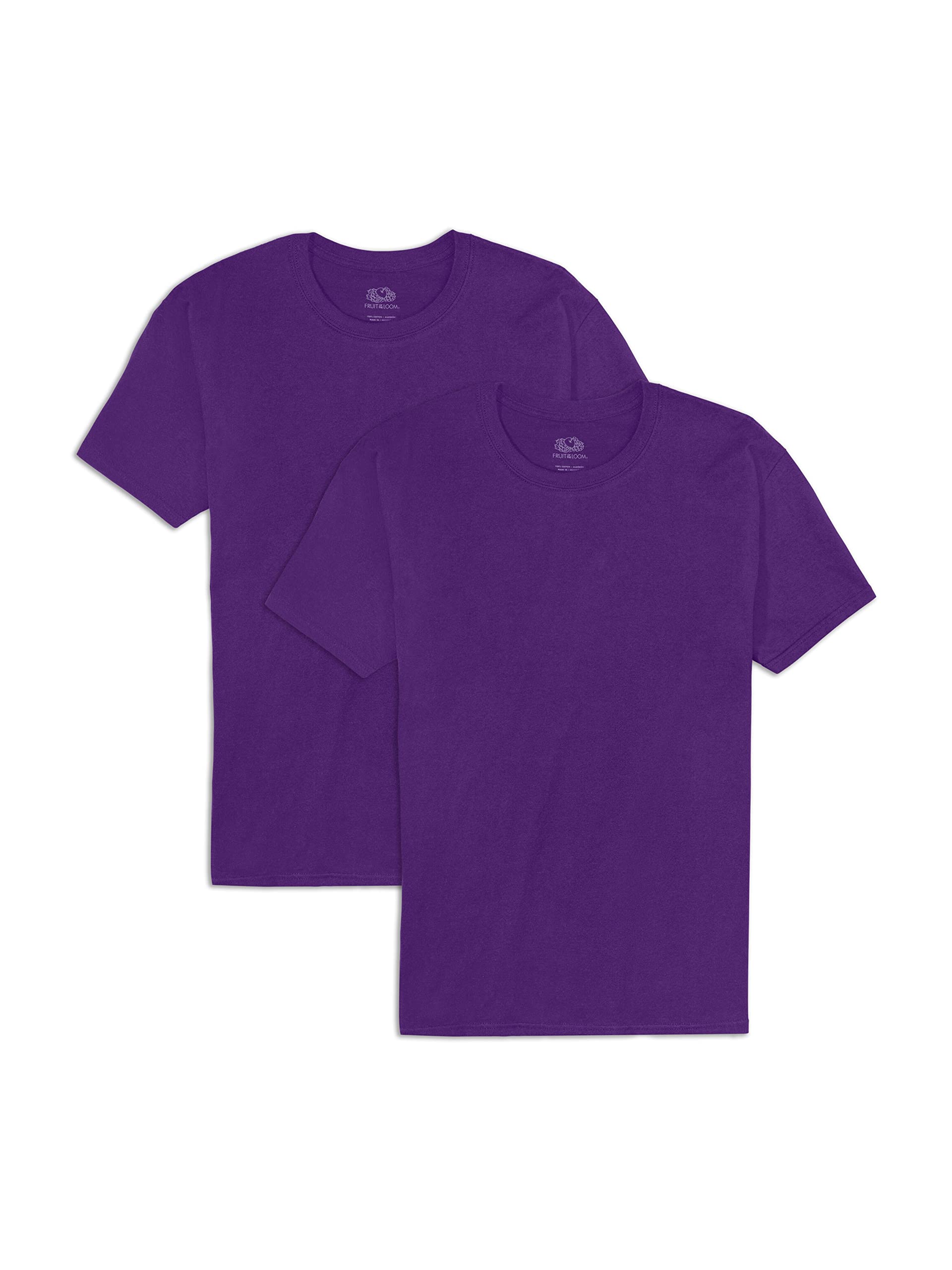 Fruit of the Loom Men's Eversoft Cotton T-Shirts, Breathable & Moisture Wicking with Odor Control, Sizes S-4X