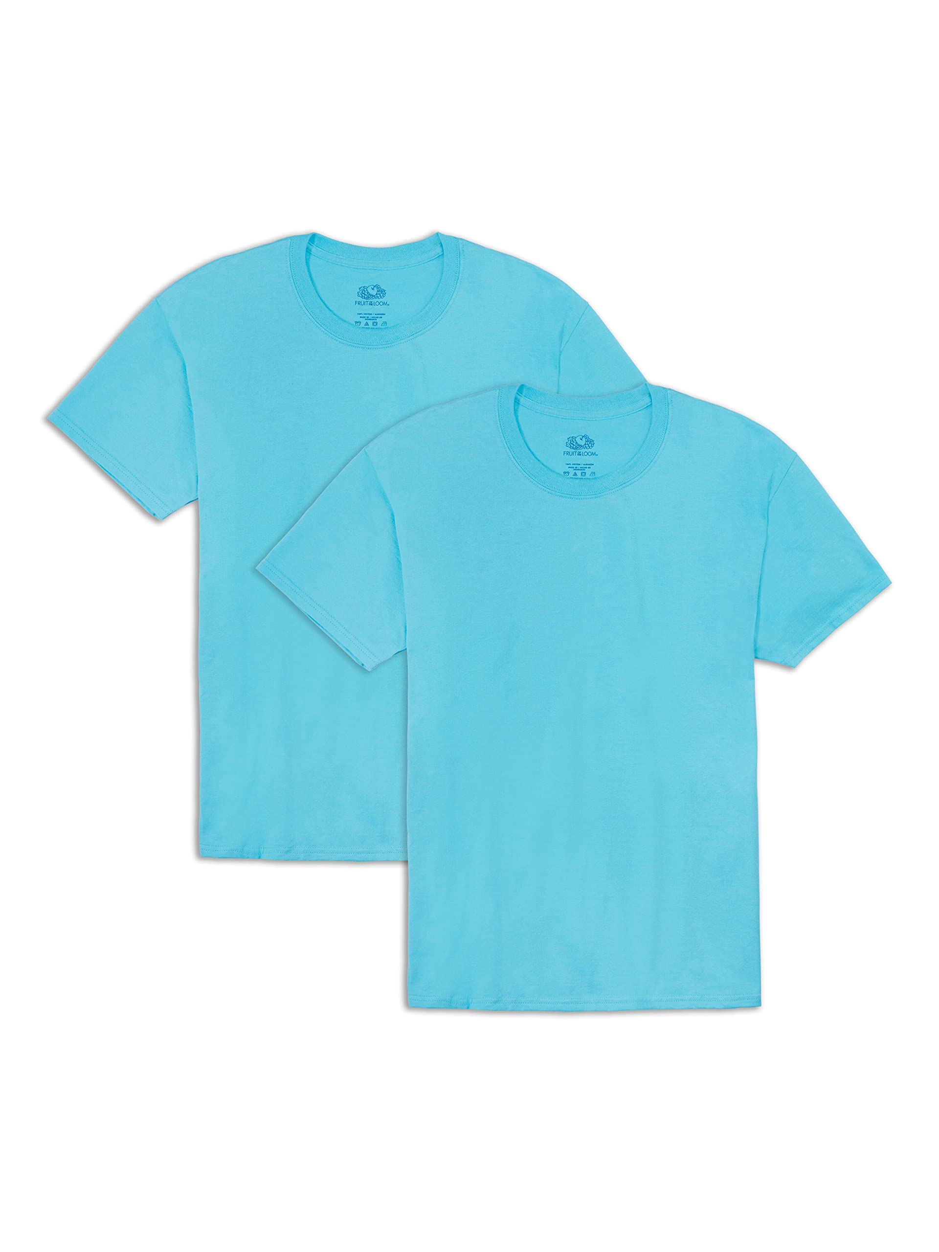 Fruit of the Loom Men's Eversoft Cotton T-Shirts, Breathable & Moisture Wicking with Odor Control, Sizes S-4X