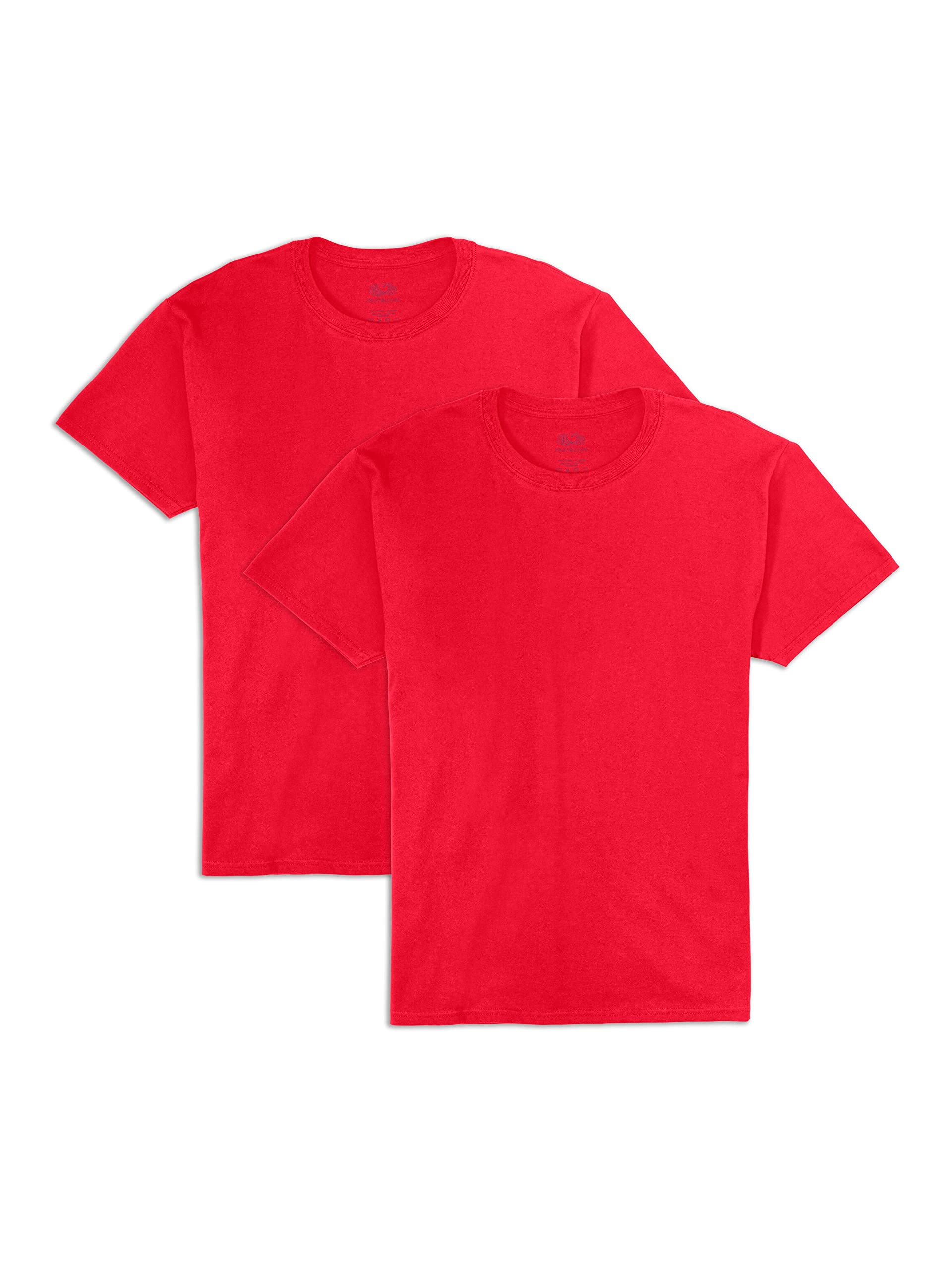 Fruit of the Loom Men's Eversoft Cotton T-Shirts, Breathable & Moisture Wicking with Odor Control, Sizes S-4X