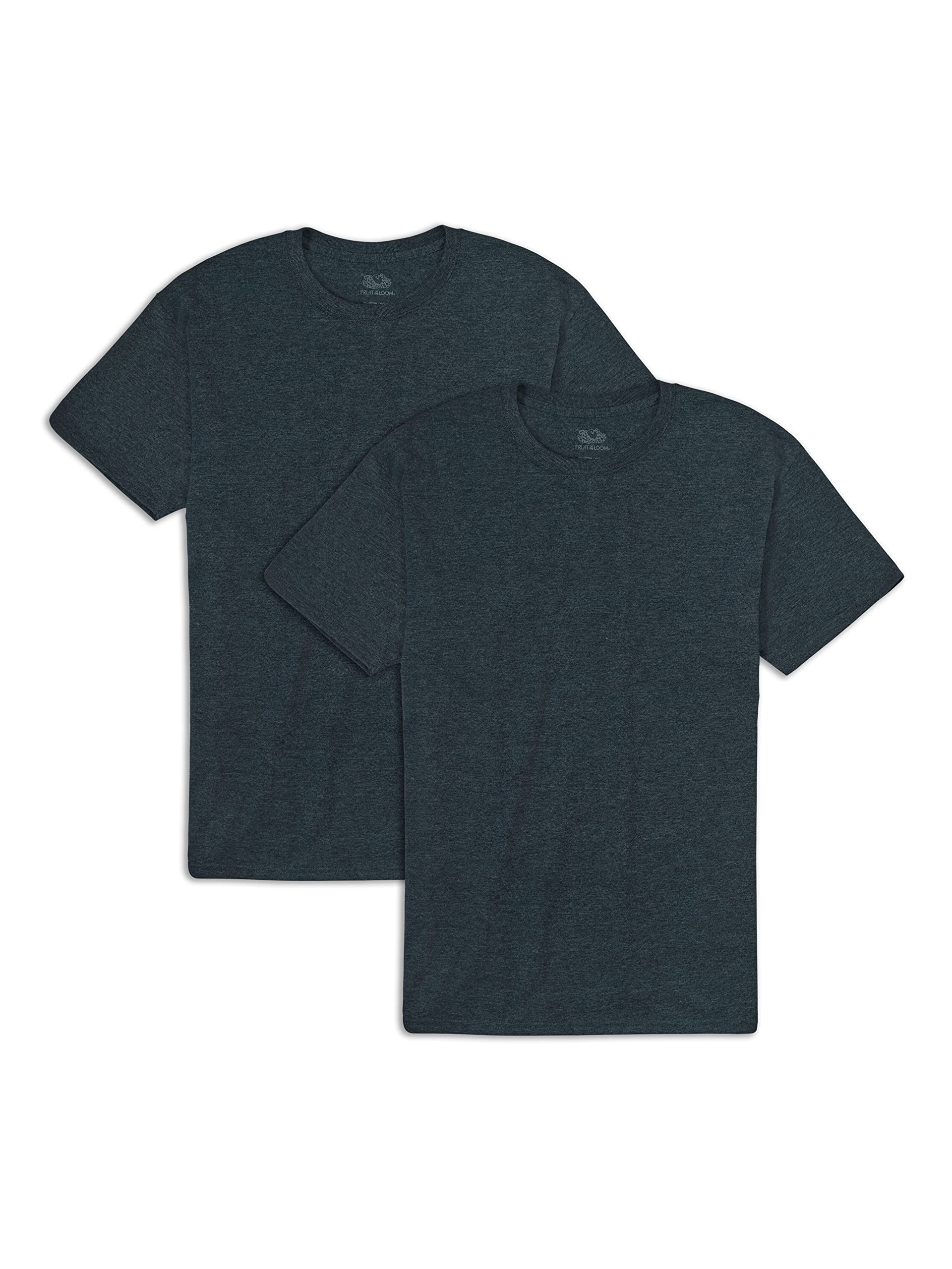 Fruit of the Loom Men's Eversoft Cotton T-Shirts, Breathable & Moisture Wicking with Odor Control, Sizes S-4X