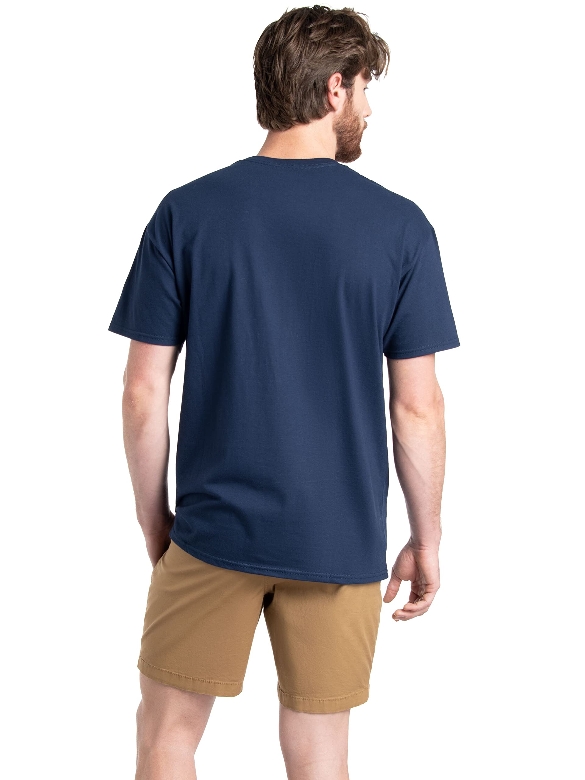 Fruit of the Loom Men's Eversoft Cotton T-Shirts, Breathable & Moisture Wicking with Odor Control, Sizes S-4X