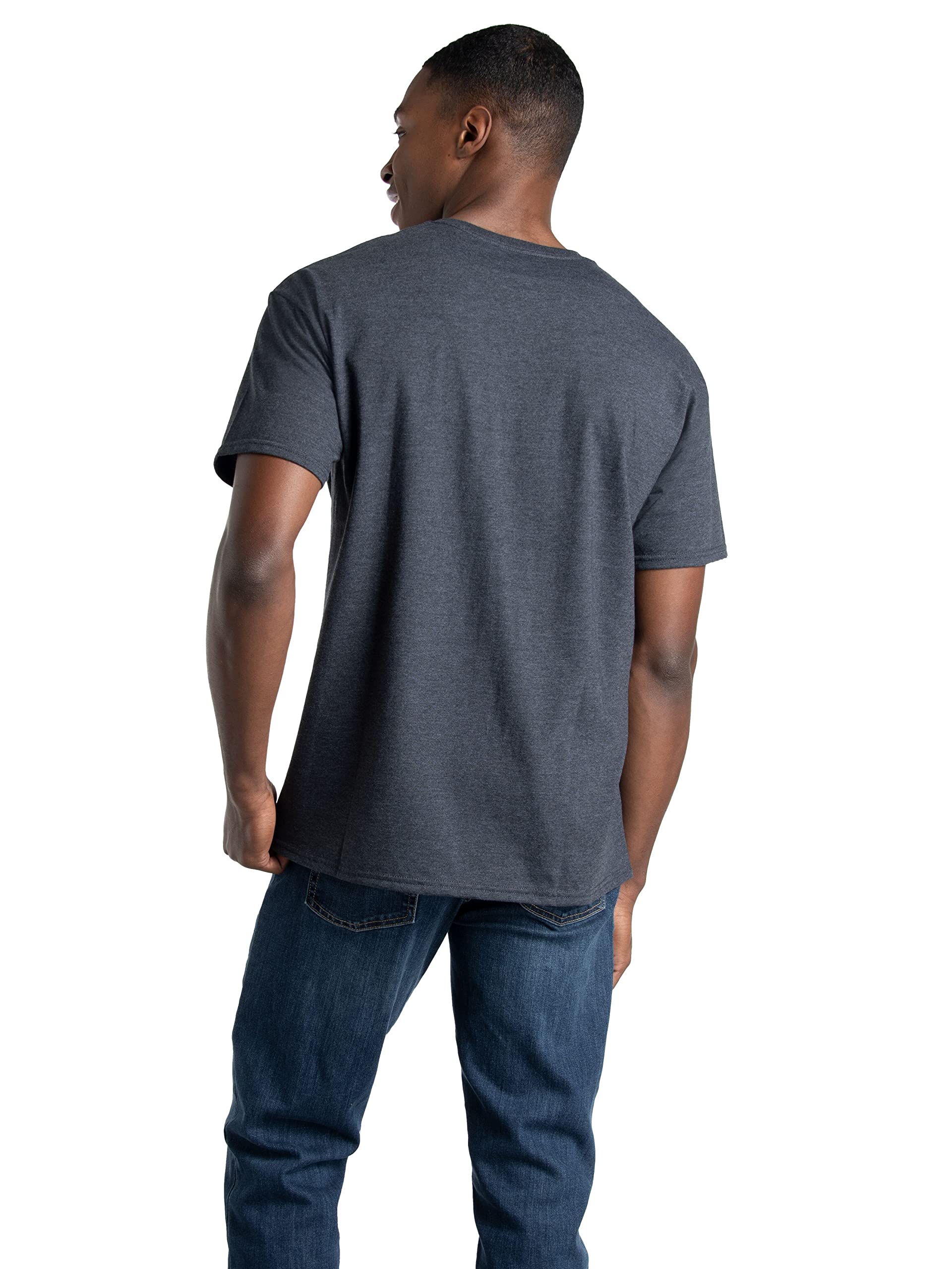 Fruit of the Loom Men's Eversoft Cotton T-Shirts, Breathable & Moisture Wicking with Odor Control, Sizes S-4X
