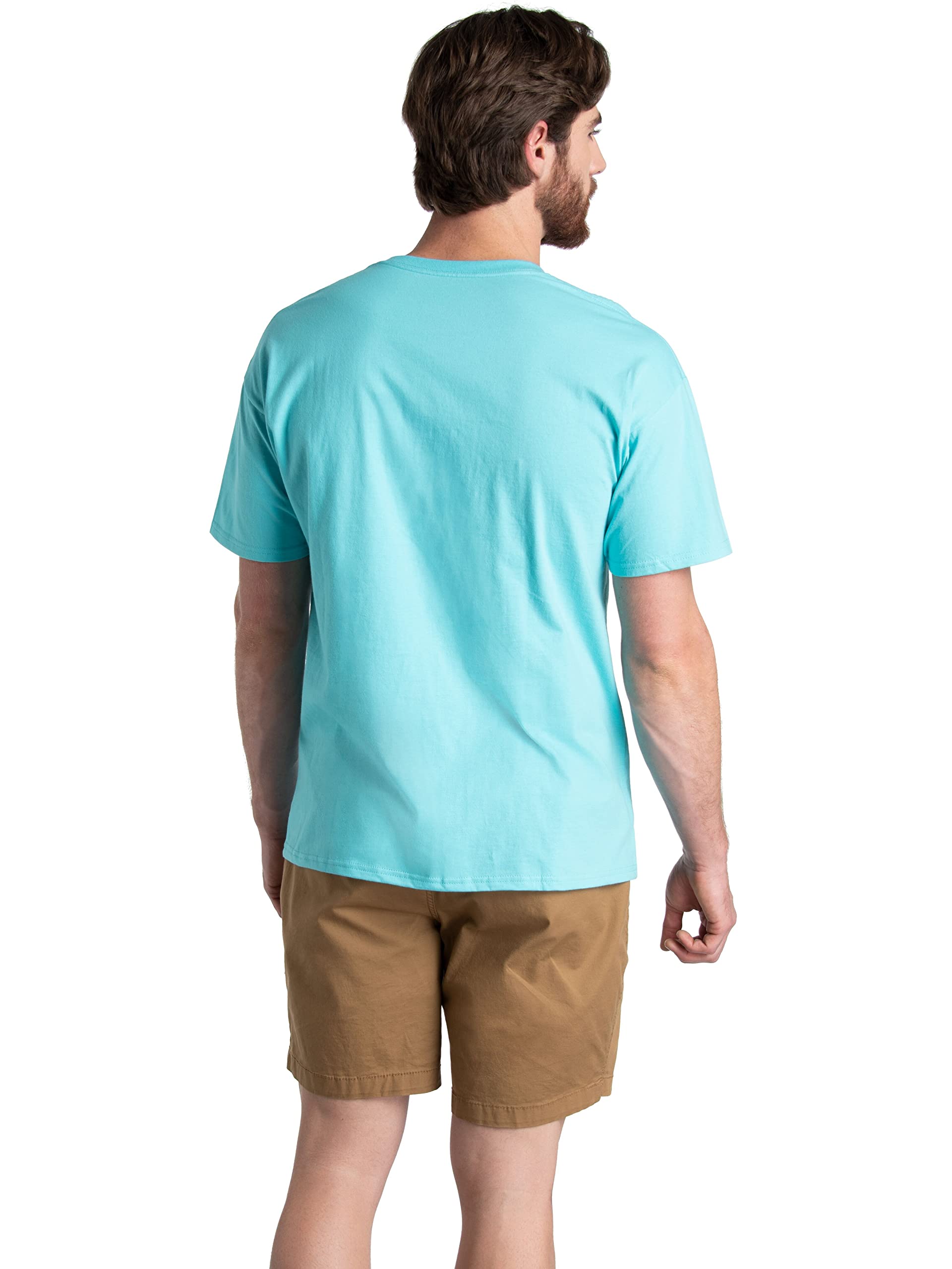 Fruit of the Loom Men's Eversoft Cotton T-Shirts, Breathable & Moisture Wicking with Odor Control, Sizes S-4X