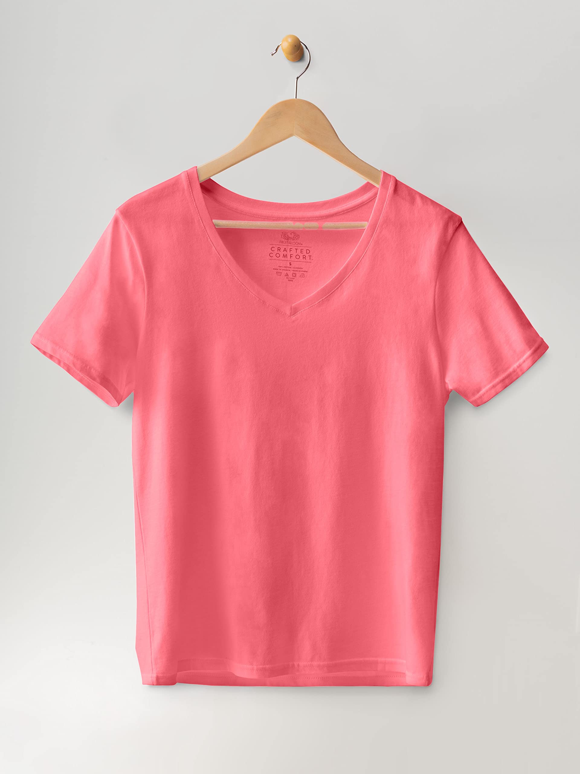 Fruit of the Loom Women’s Crafted Comfort™ Pima Cotton Short Sleeve T-shirts