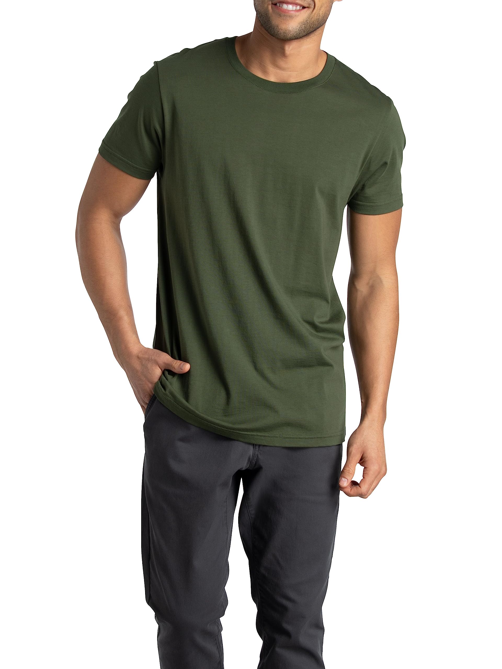 Fruit of the Loom Men's Crafted Comfort Tee, Relaxed & Classic Fit, Sizes S-2x