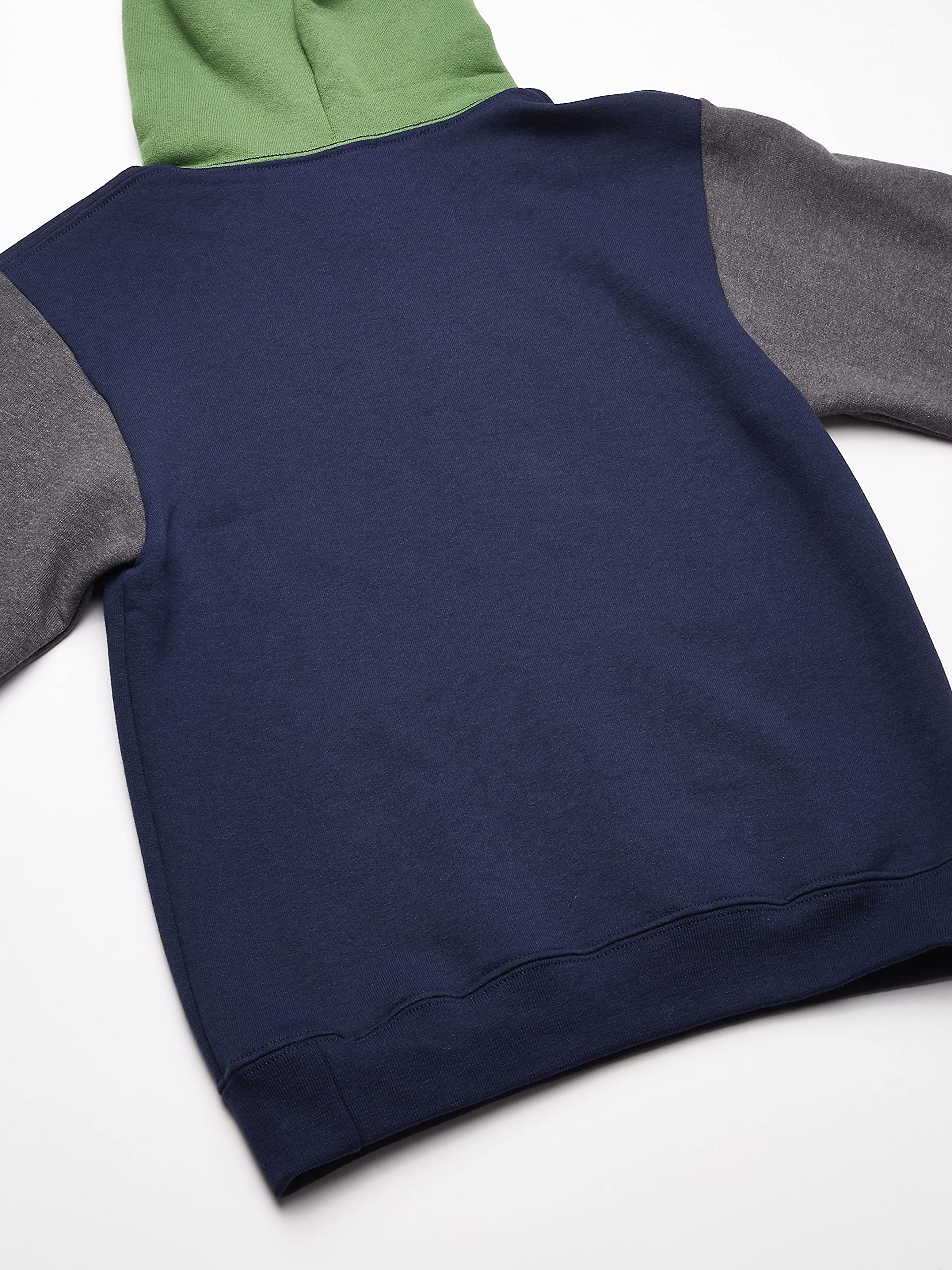 Fruit of the Loom boys Fleece Sweatshirts, Hoodies, Sweatpants & Joggers Shirt, Pullover - Navy/Charcoal, Small US