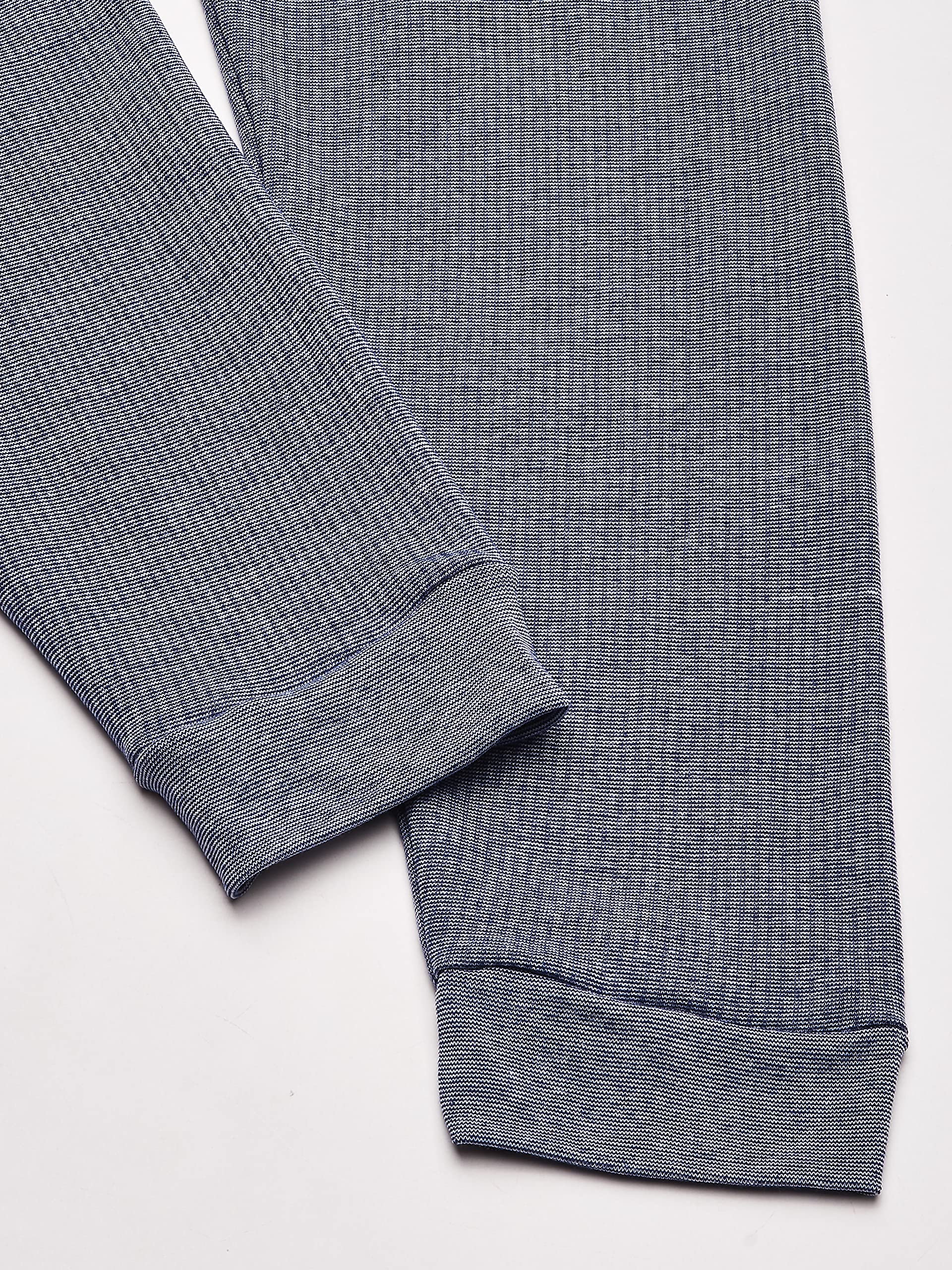 Fruit of the Loom Boys' Fleece Jogger Sweatpant, Times Square Stripe/Ghost Navy, Small