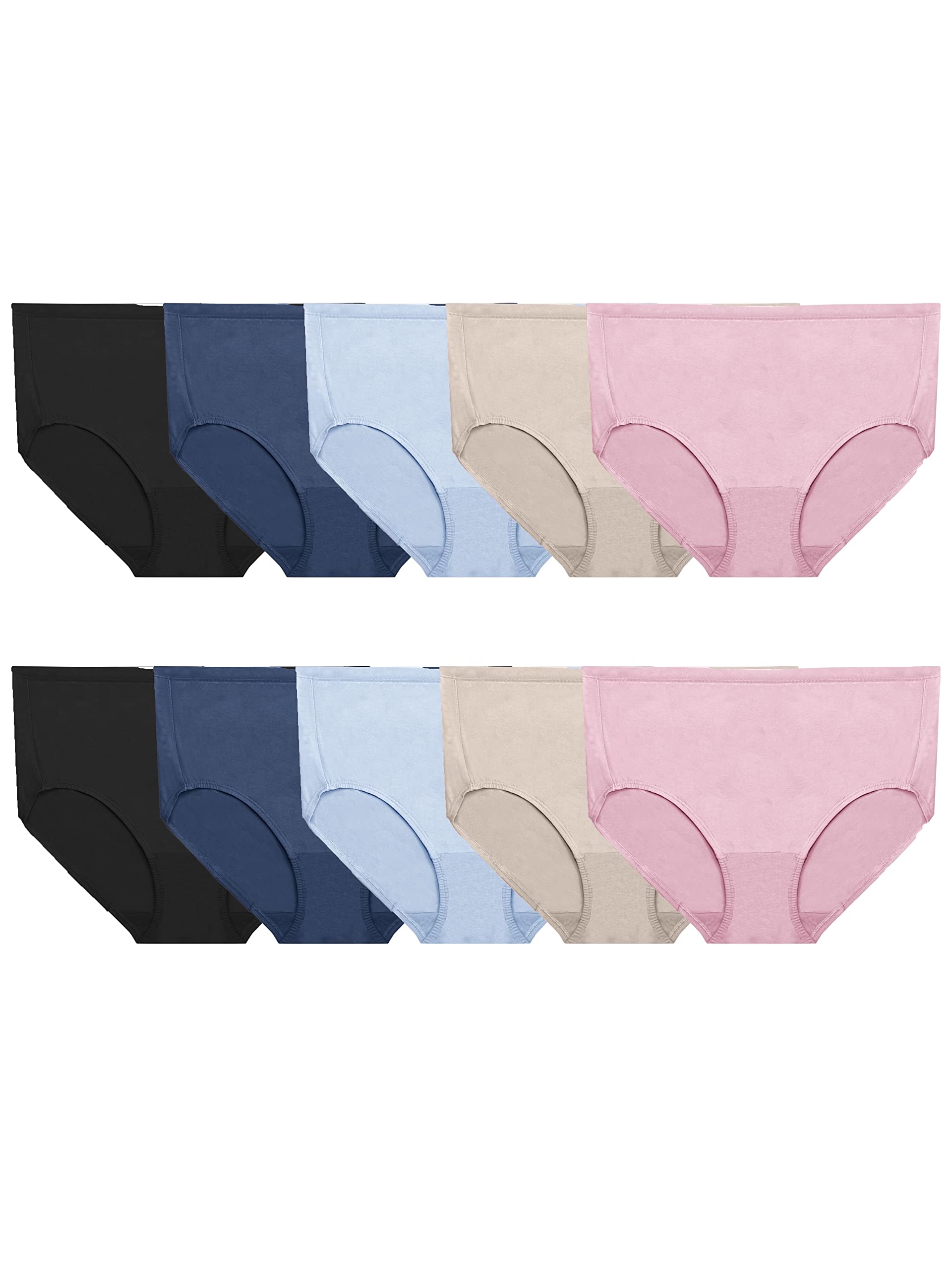 Fruit of the Loom Women's 360 Underwear, High Performance Stretch for Effortless Comfort, Available in Plus Size