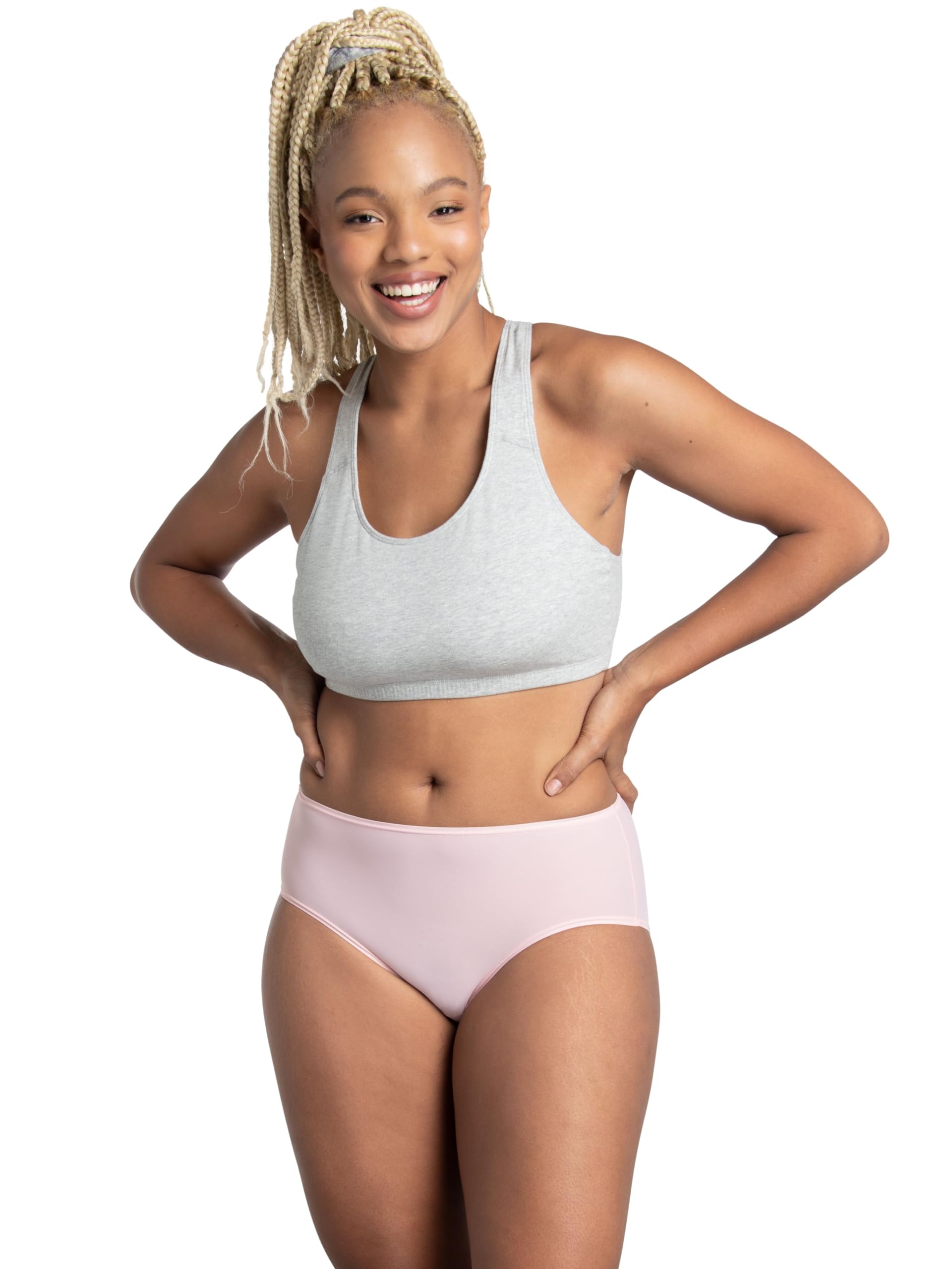 Fruit of the Loom Women's 360 Underwear, High Performance Stretch for Effortless Comfort, Available in Plus Size