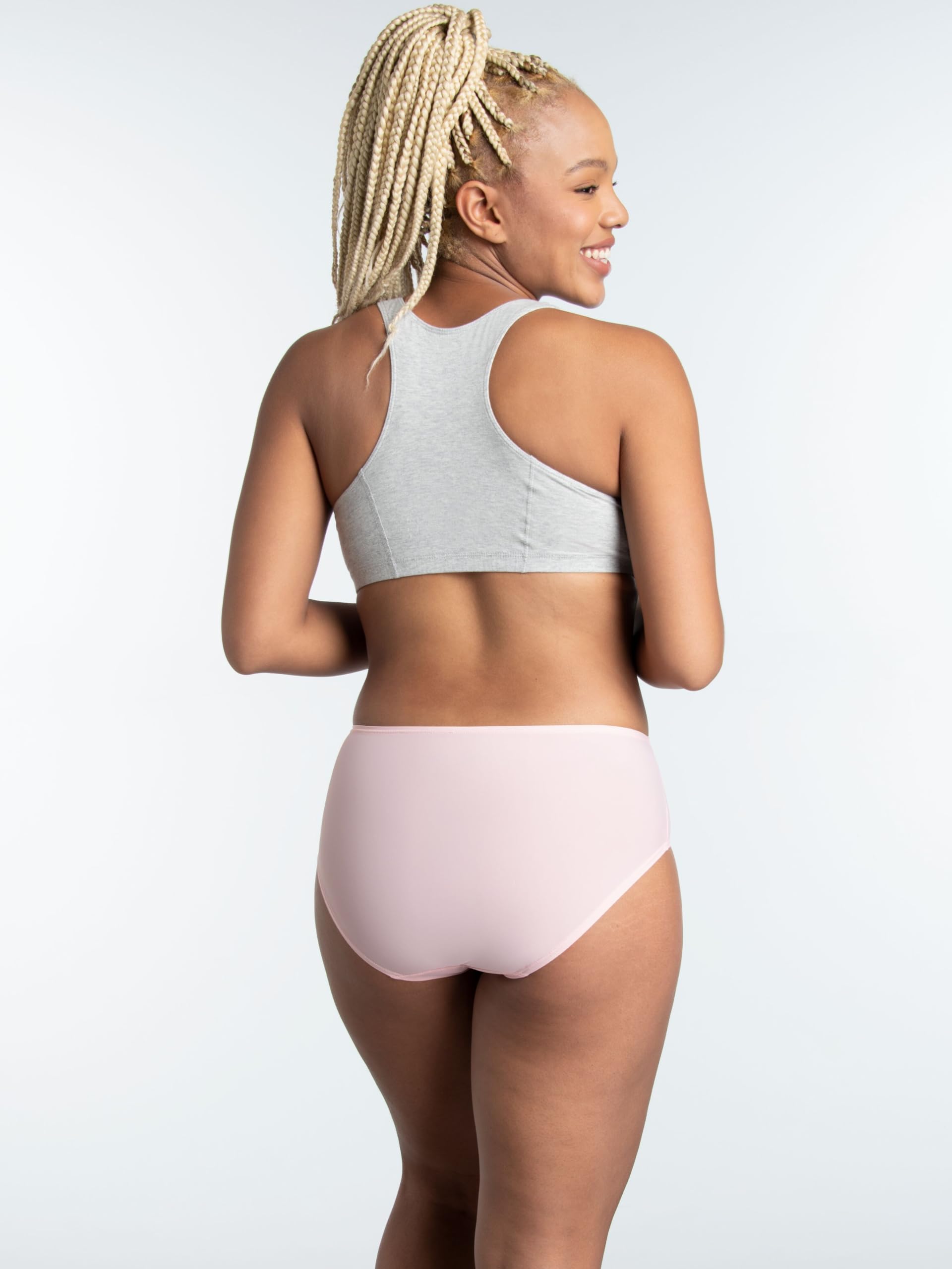 Fruit of the Loom Women's 360 Underwear, High Performance Stretch for Effortless Comfort, Available in Plus Size