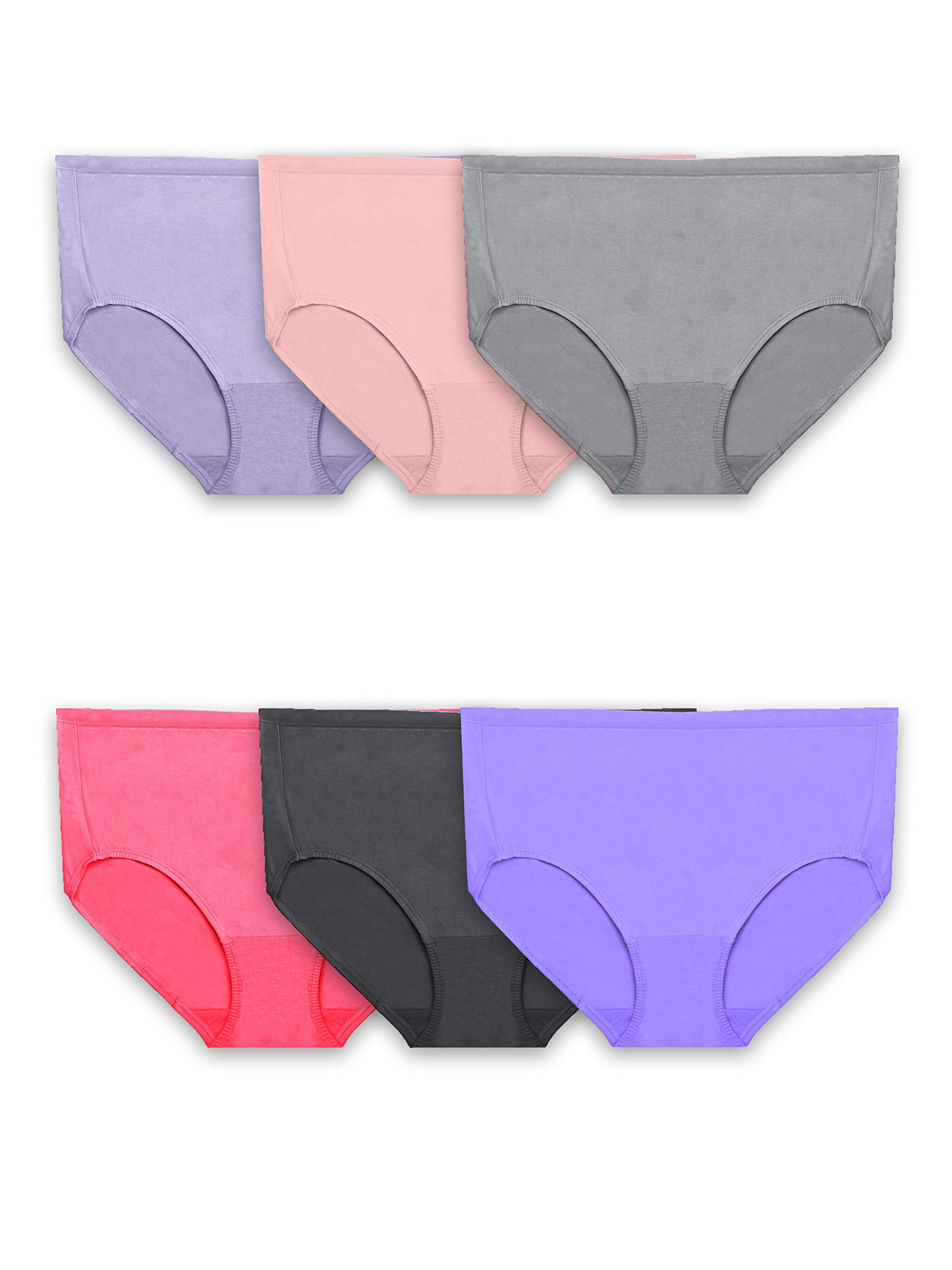 Fruit of the Loom Women's 360° Stretch Underwear, High Performance Stretch for Effortless Comfort, Available in Plus Size
