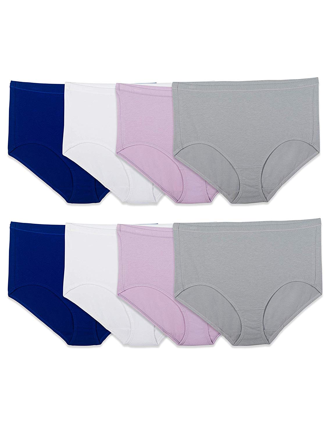 Fruit of the Loom Women's Breathable Underwear, Moisture Wicking Keeps You Cool & Comfortable, Available in Plus Size