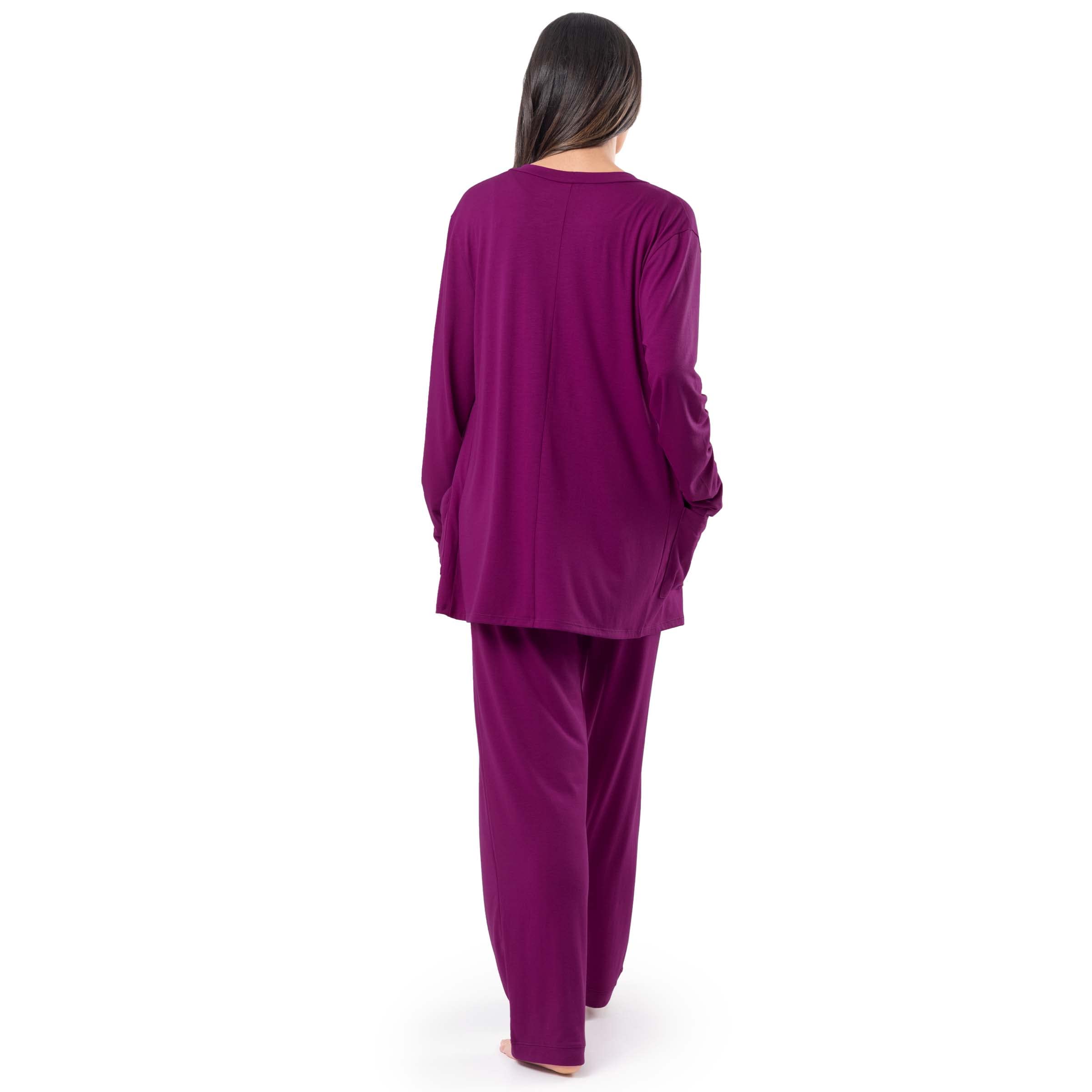 Fruit of the Loom womens Breathable Tank Top, Pant, and Cardigan Sleep Set