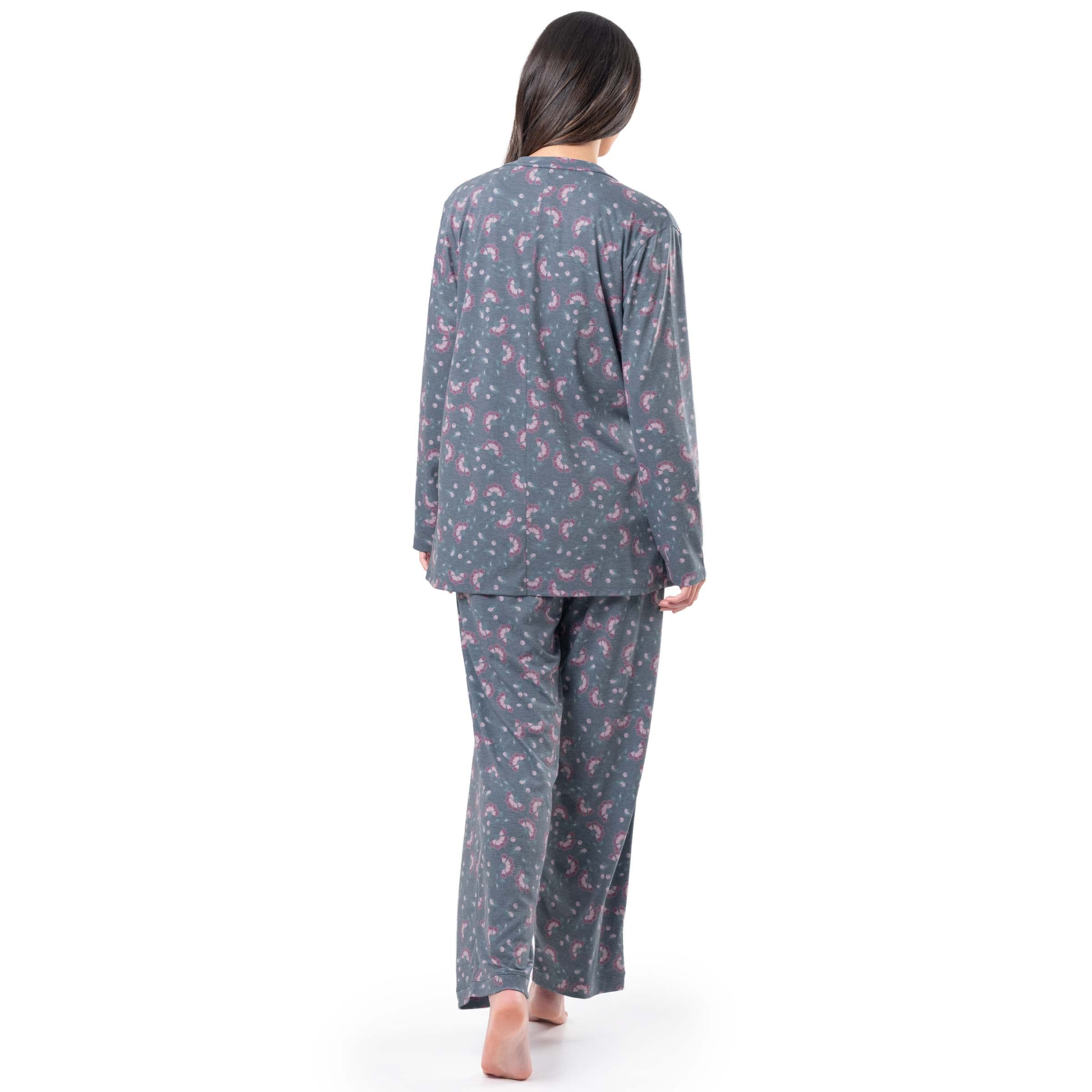Fruit of the Loom womens Breathable Tank Top, Pant, and Cardigan Sleep Set