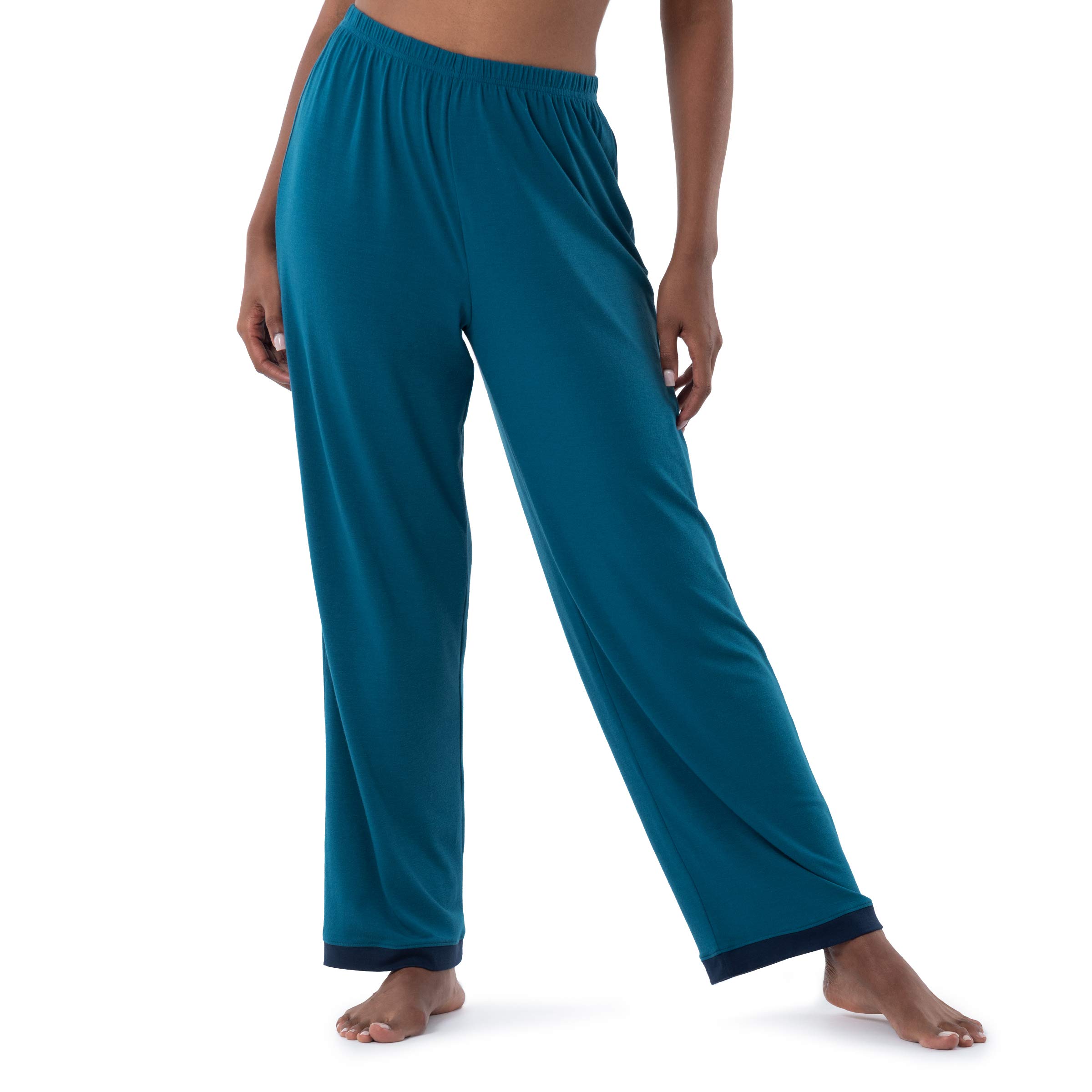 Fruit of the Loom Women's Short Sleeve Tee and Pant 2 Piece Sleep Pajama Set