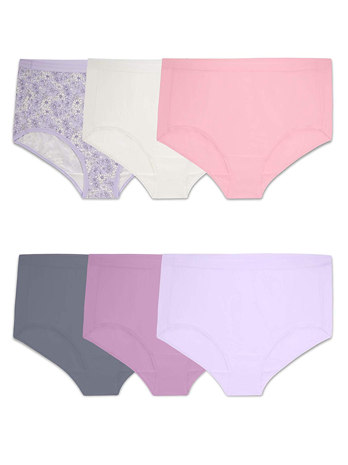 Fruit of the Loom womens Microfiber Panties (Regular & Plus Size) Underwear