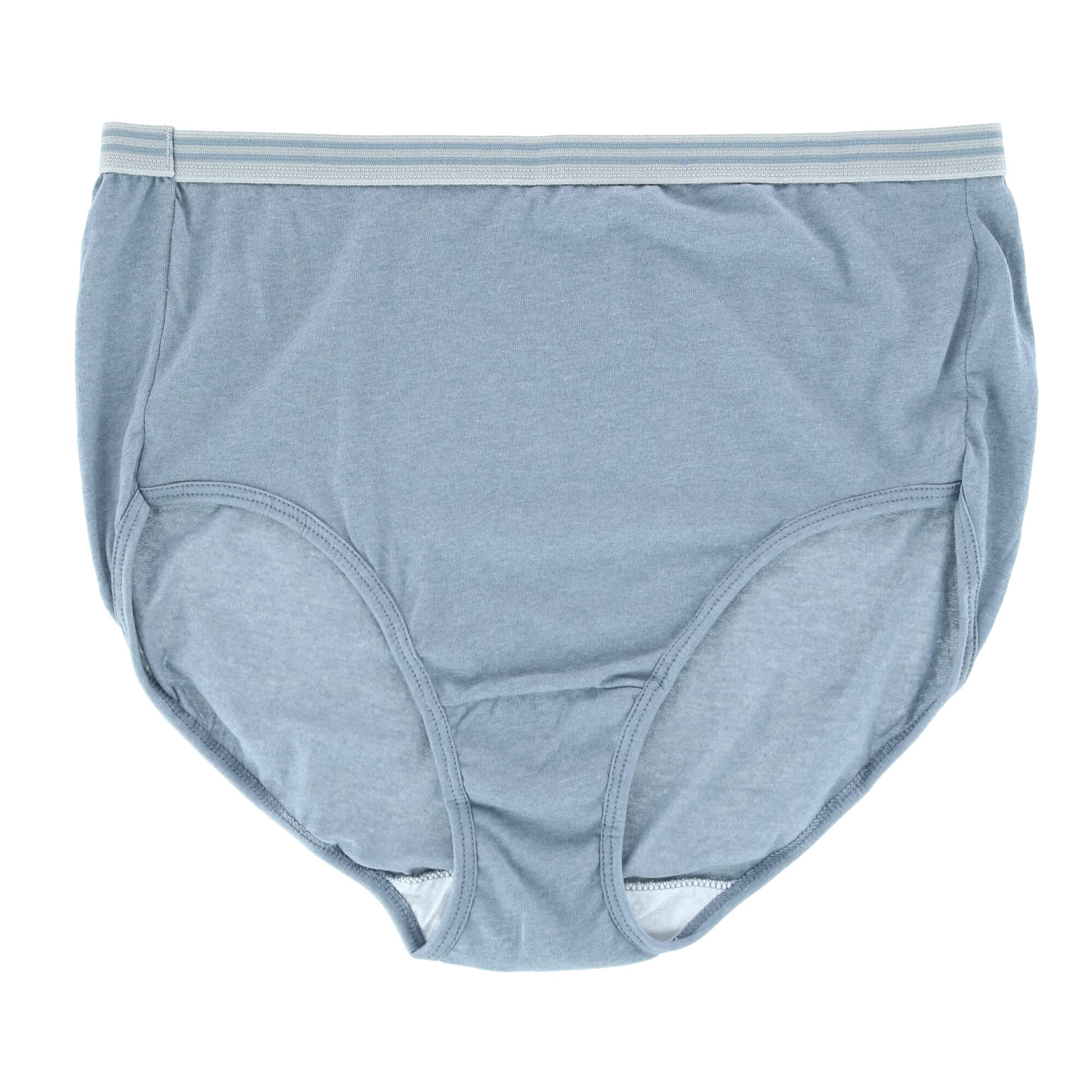 Fruit of the Loom Women's Plus-Size Fit For Me Women's Heather Briefs, 6 Pack Underwear, -Assorted, 11
