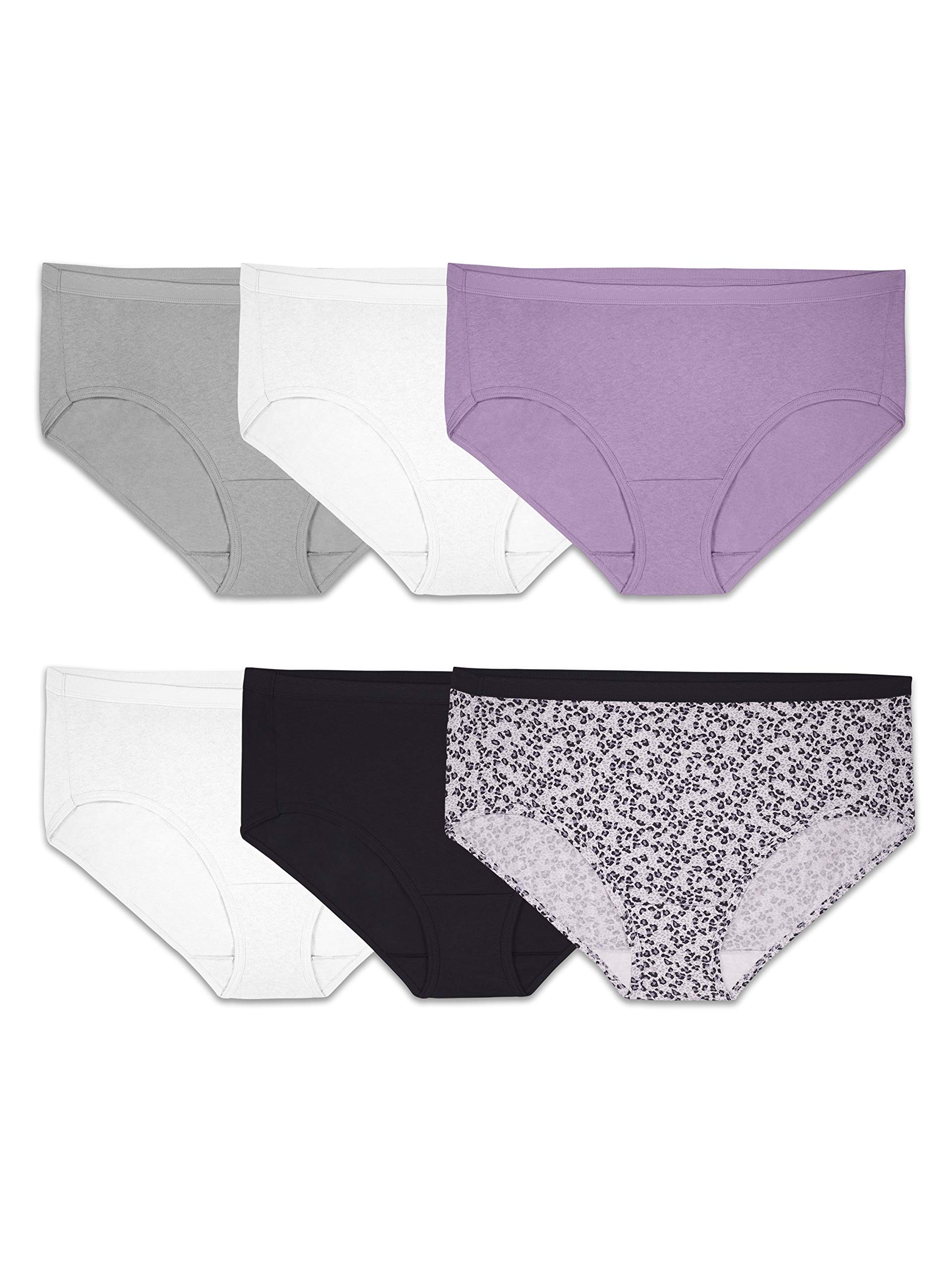 Fruit of the Loom Women's Plus Size Underwear, Fit for Me, Designed to Fit Your Curves