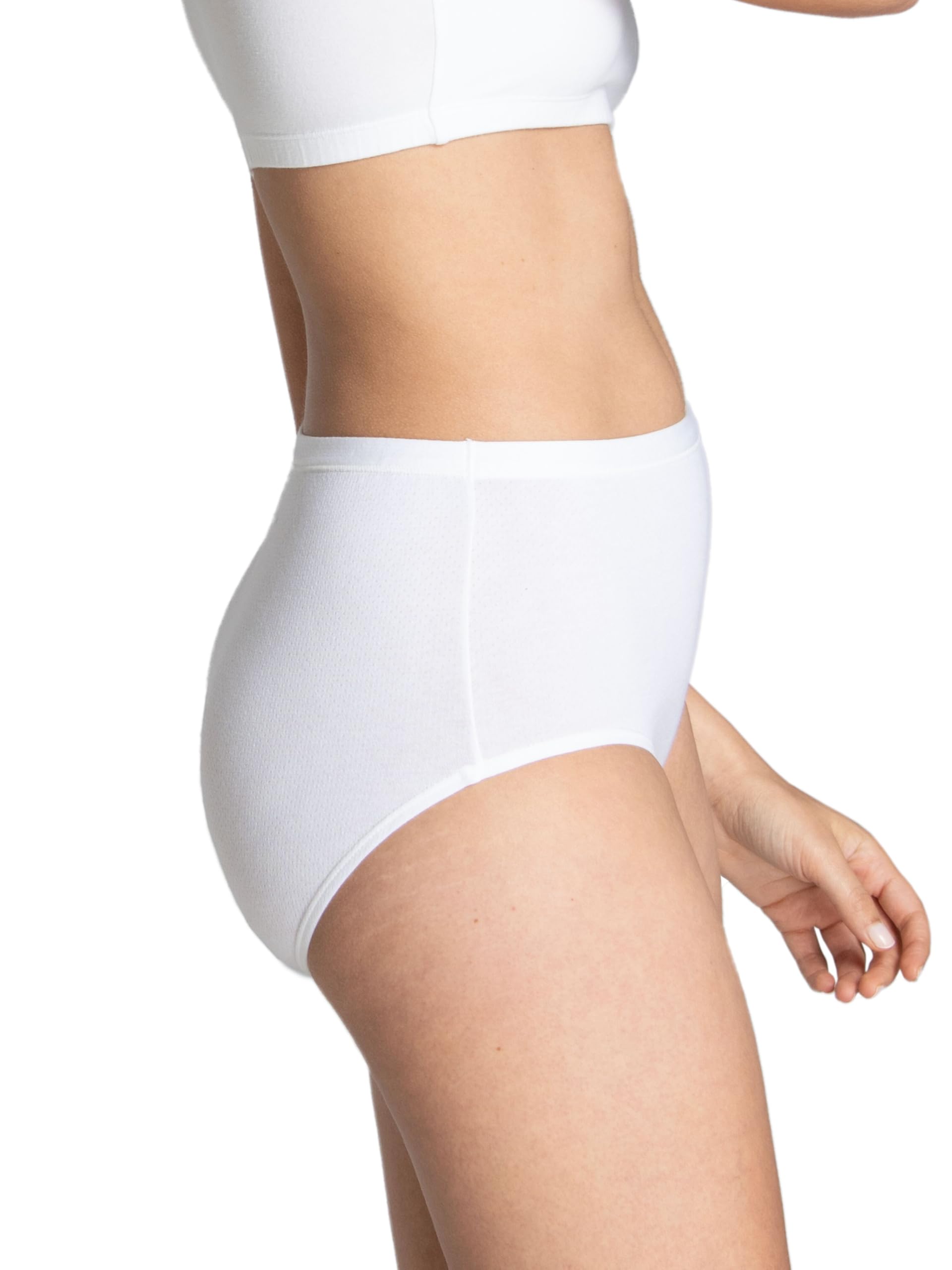 Fruit of the Loom Women's Breathable Underwear, Moisture Wicking Keeps You Cool & Comfortable, Available in Plus Size