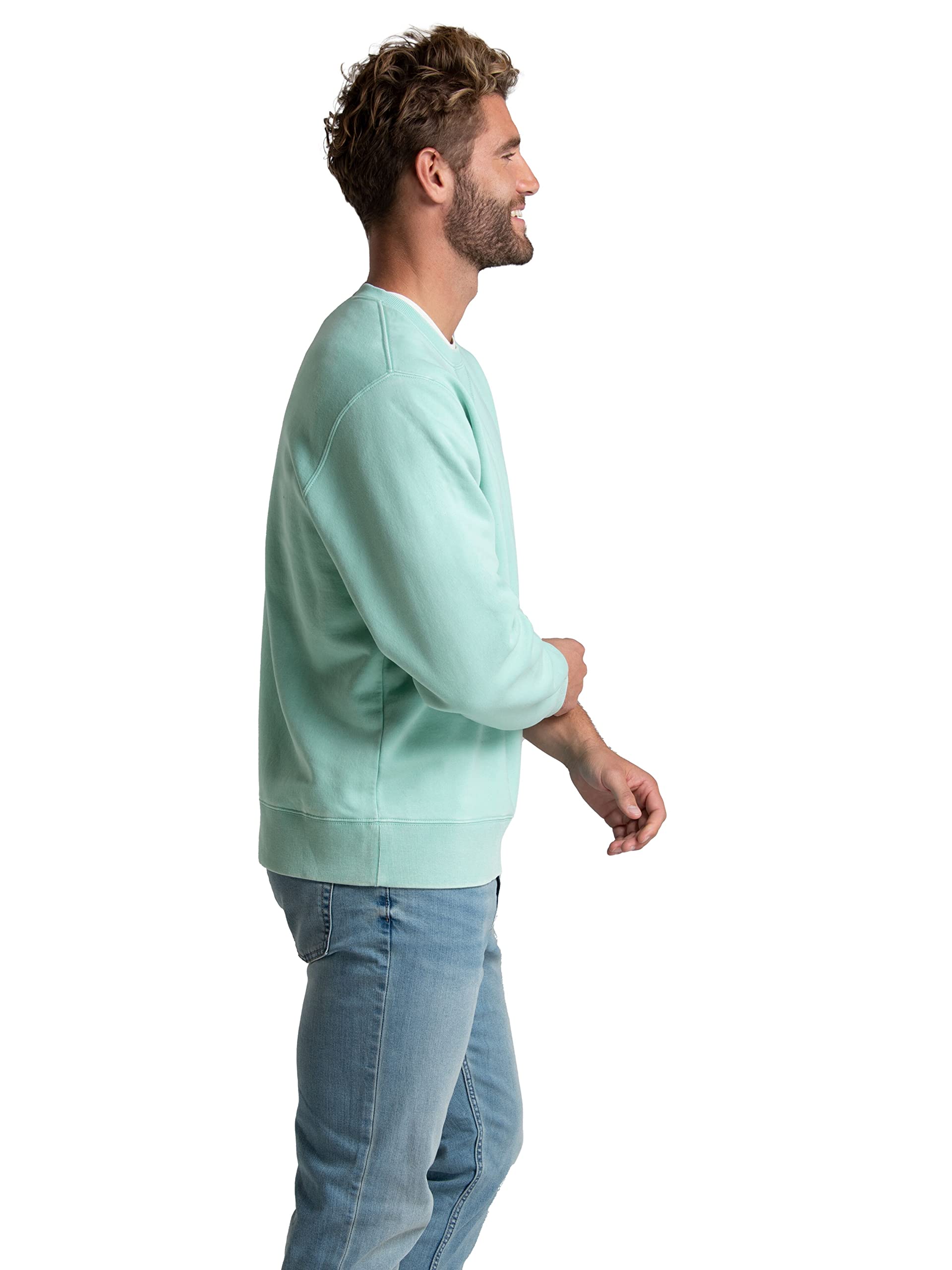 Fruit of the Loom Men's Moisture Wicking Eversoft Fleece Sweatshirt