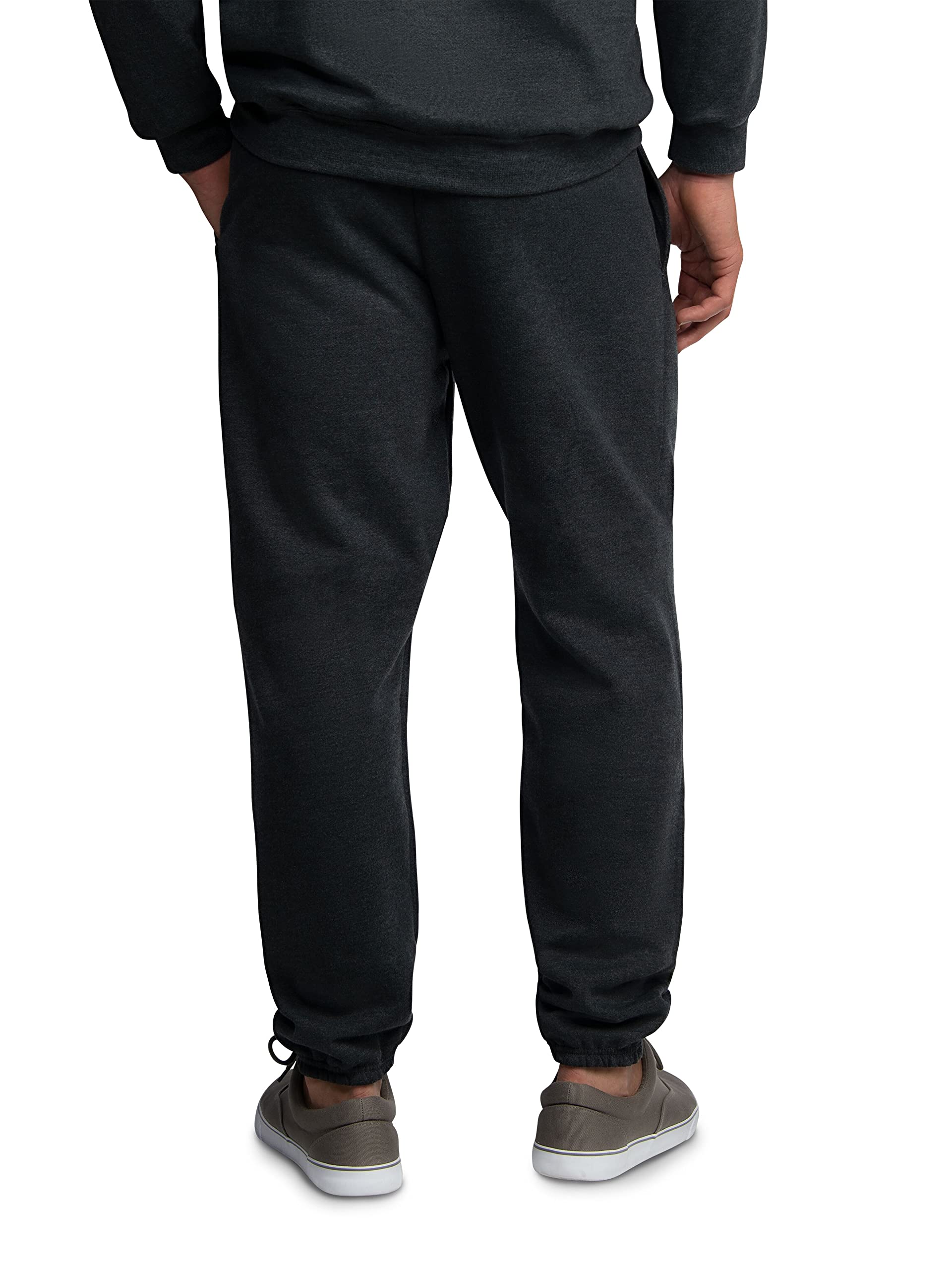 Fruit of the Loom Eversoft Fleece Elastic Bottom Sweatpants with Pockets, Relaxed Fit, Moisture Wicking, Breathable